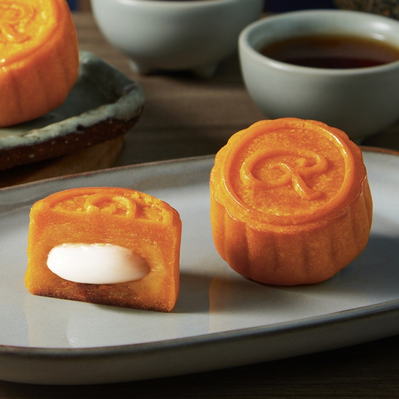 (預購商品 9/5收單)  台北晶華酒店 奶黃麻糬月餅禮盒 6入