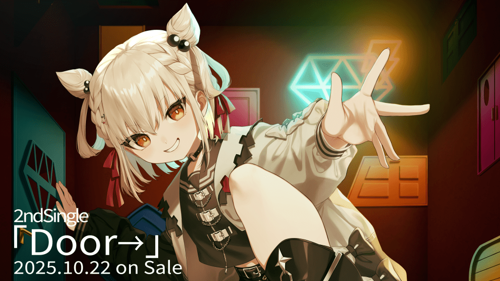 「ACG.GO」Vtuber代購 白玖ウタノ2ndシングルCD「Door→」