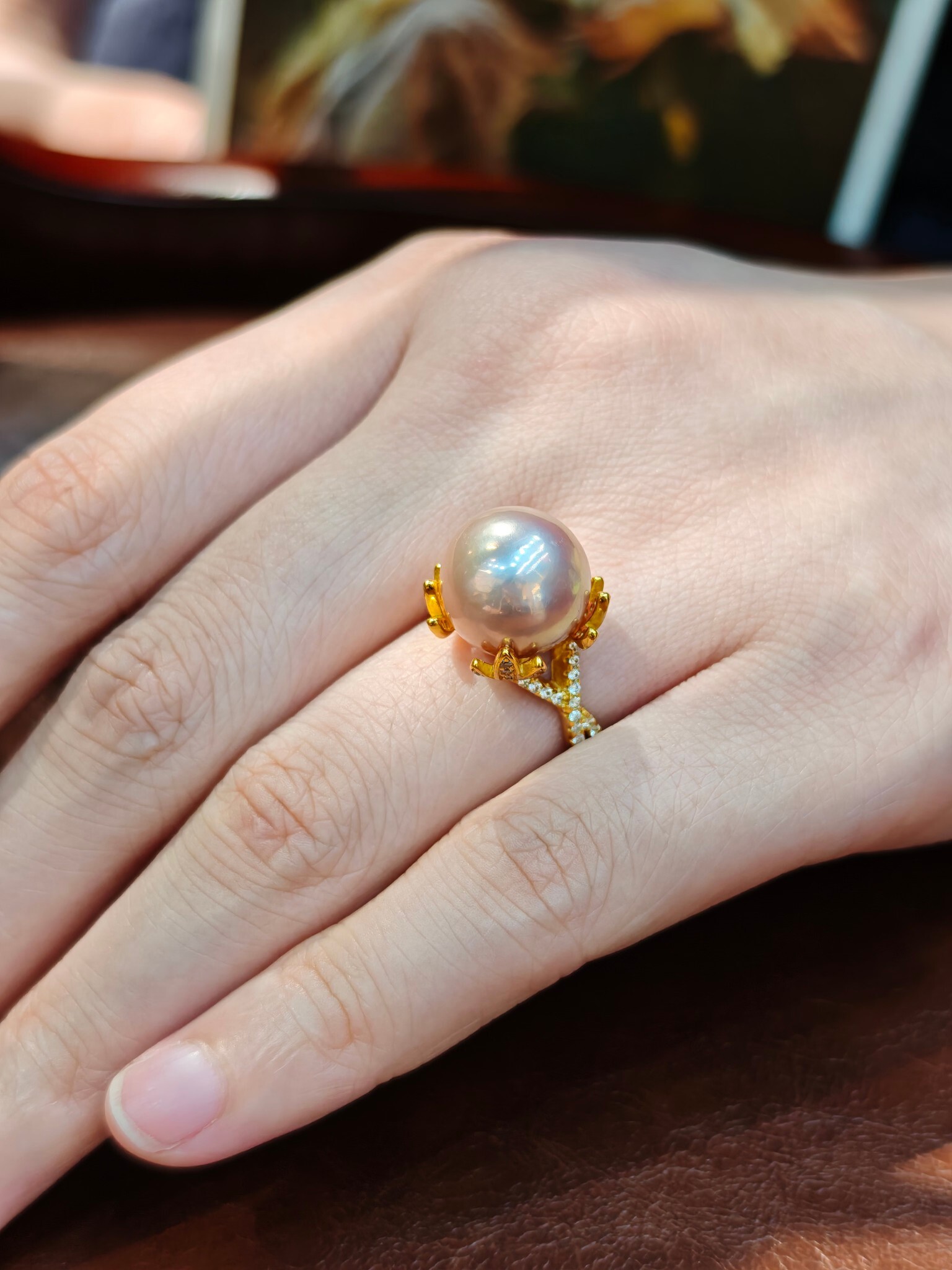 【直播】LL082810 S925銀 愛迪生珍珠戒指(SGR3850001)