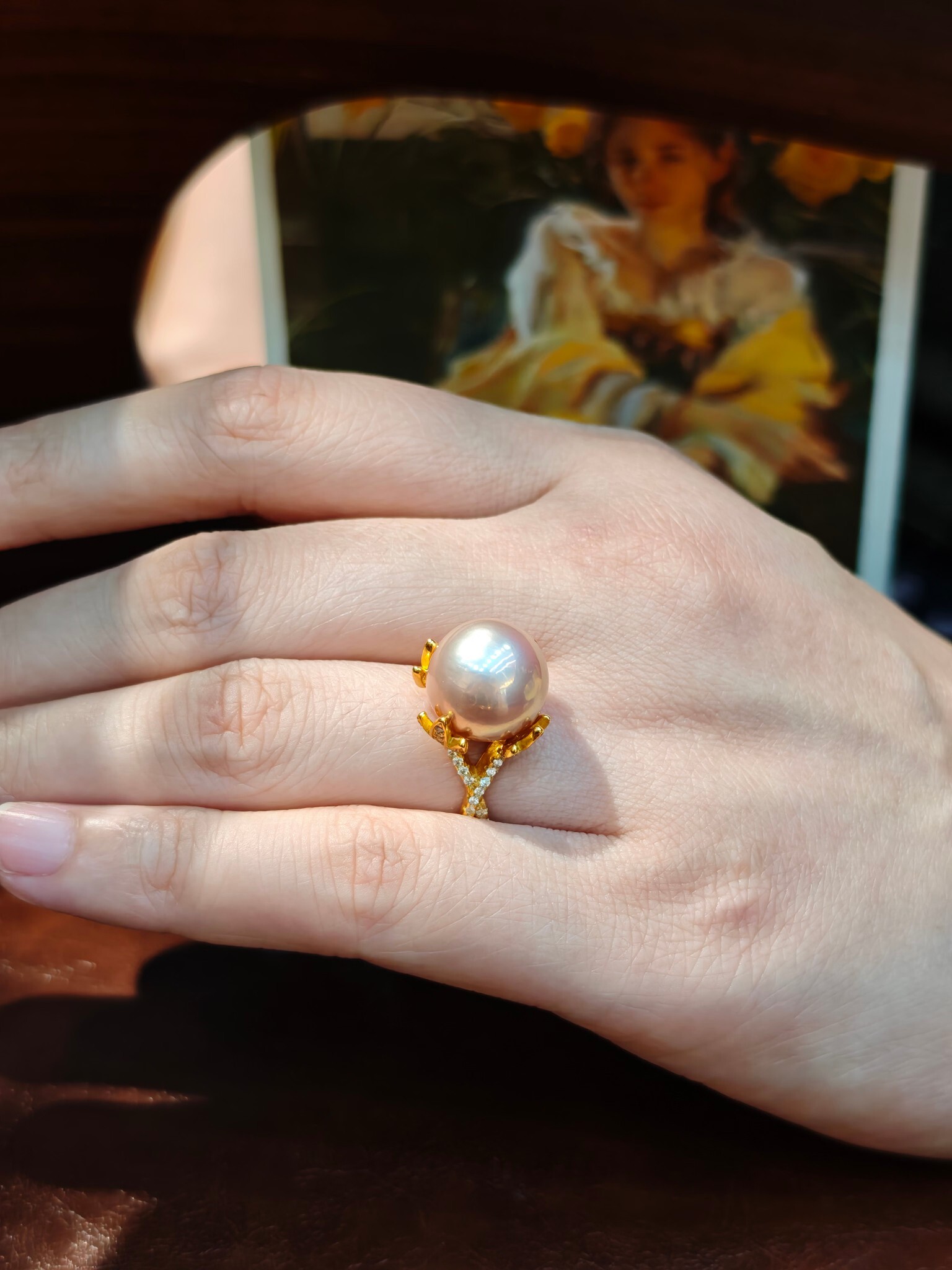 【直播】LL082810 S925銀 愛迪生珍珠戒指(SGR3850001)