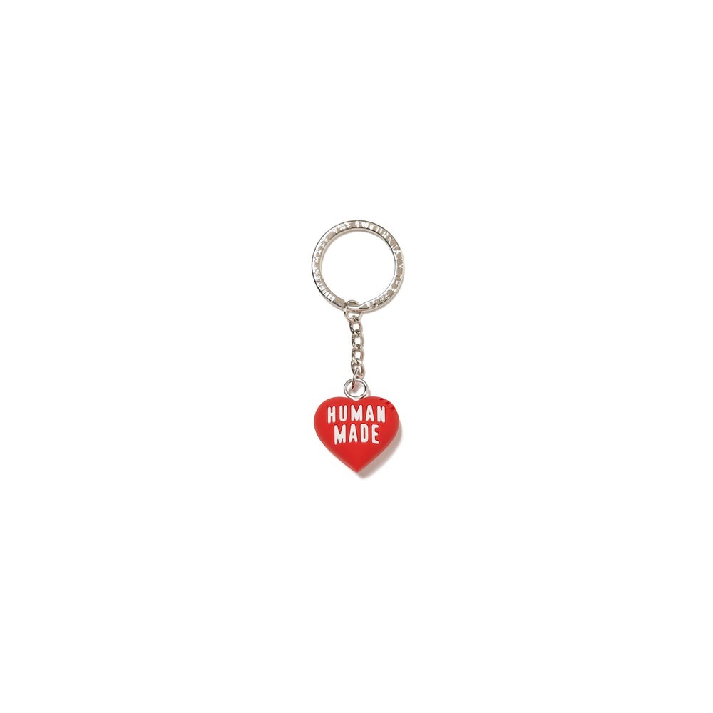 2025AW HUMAN MADE HEART RUBBER KEY CHAIN 立體 愛心 鑰匙圈 可當項鍊墜子 現貨 HM29GD154