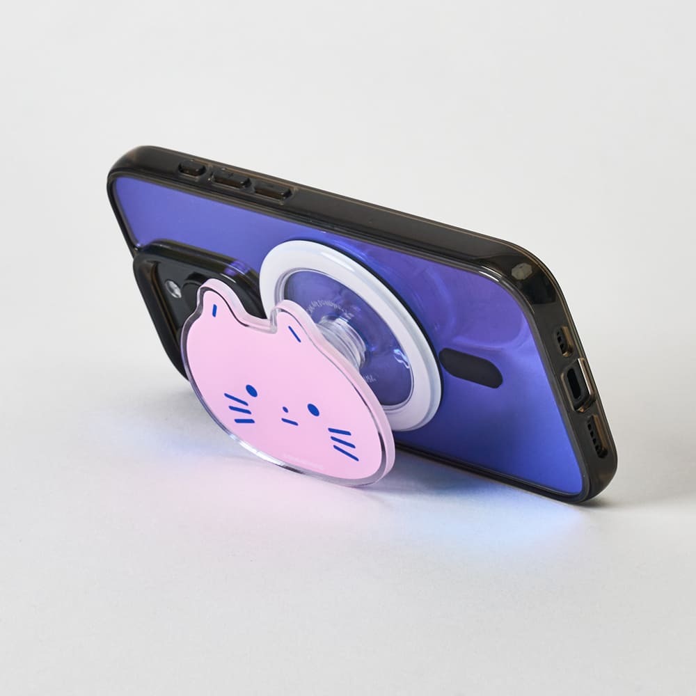 Sokamono 磁吸手機支架 / 糖果流行粉紅-VT039