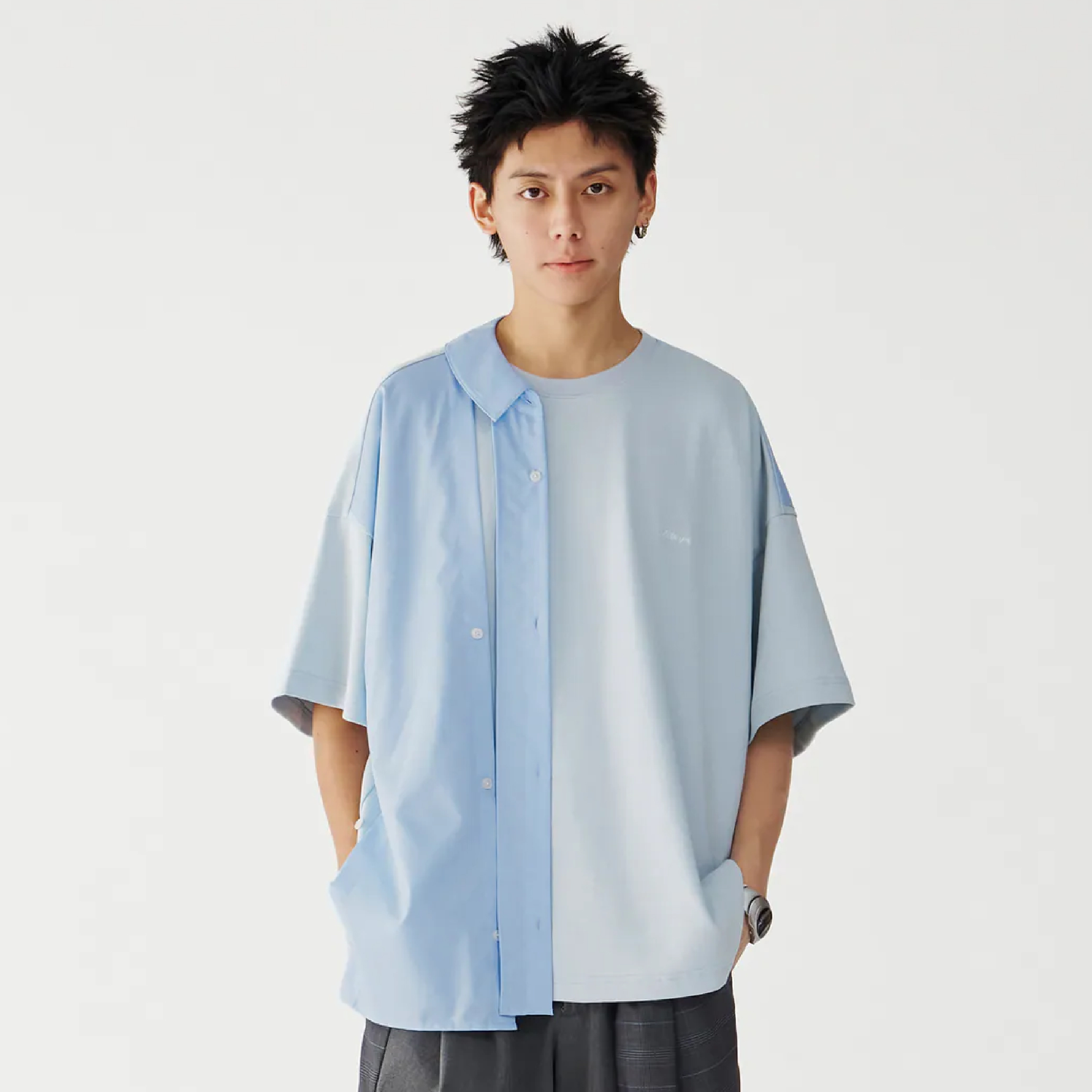 MELSIGN Double Layer Shirt Tee