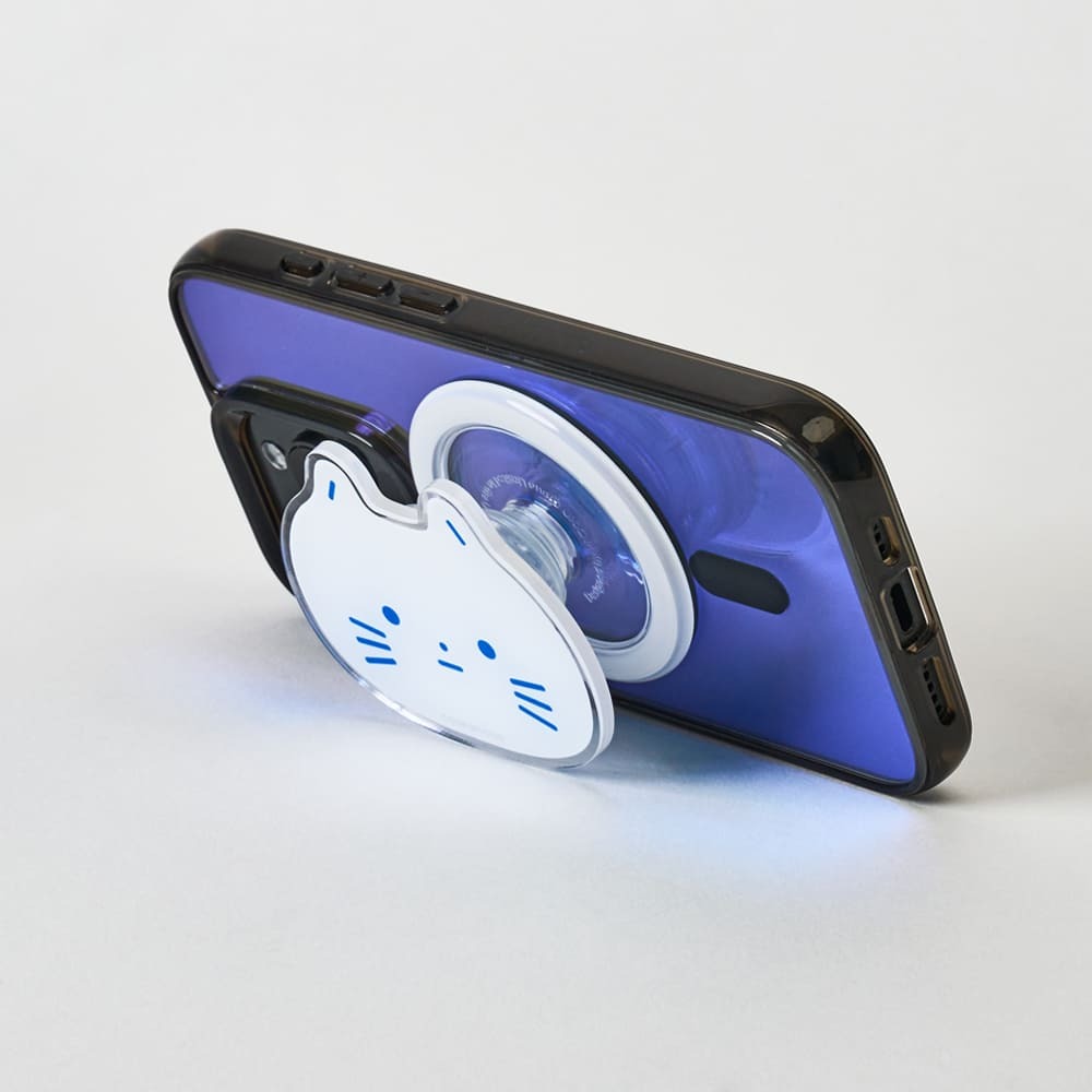 Sokamono 磁吸手機支架 / 糖果流行白色-VT040