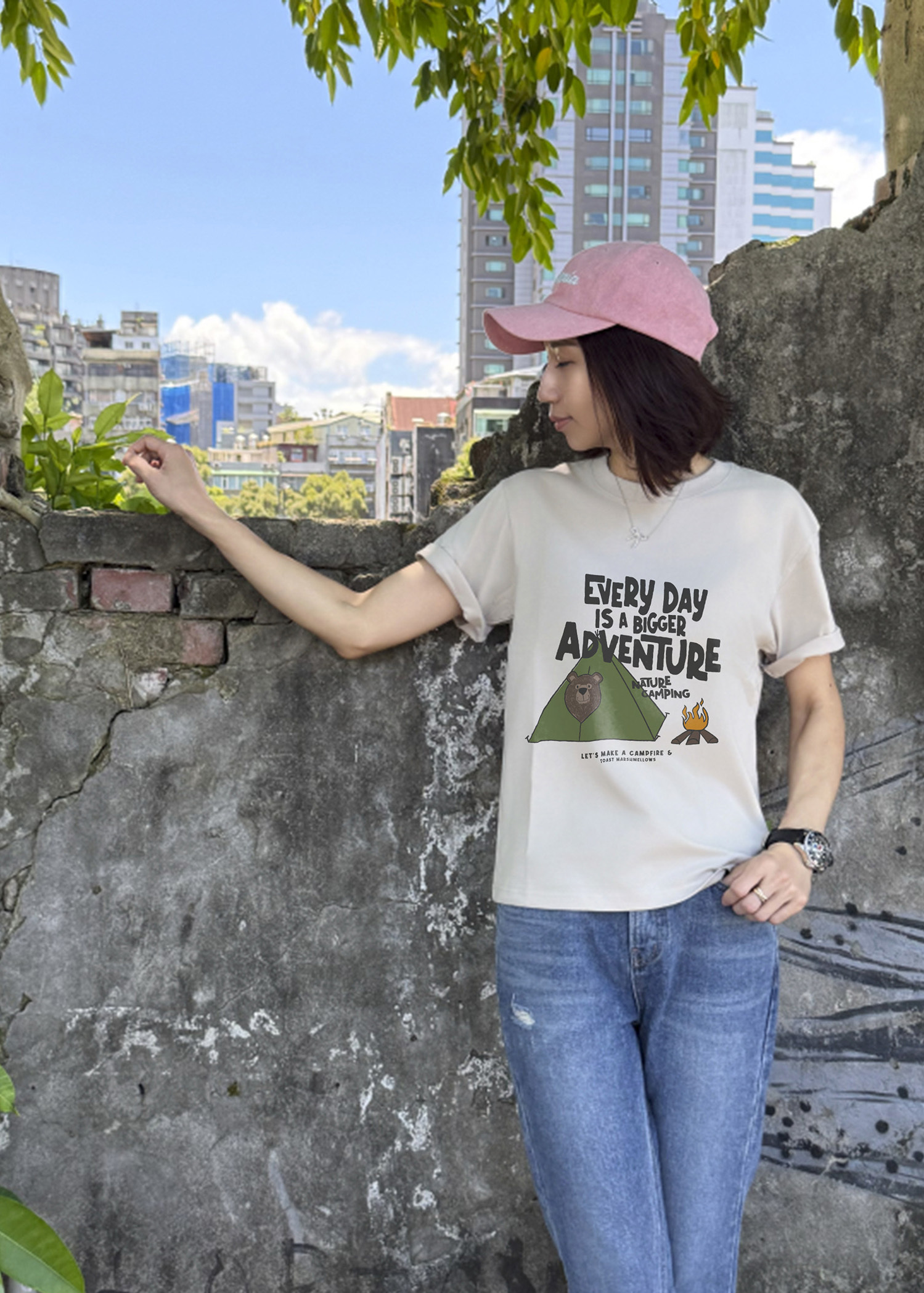 走進屬於妳的小冒險日常的棉T