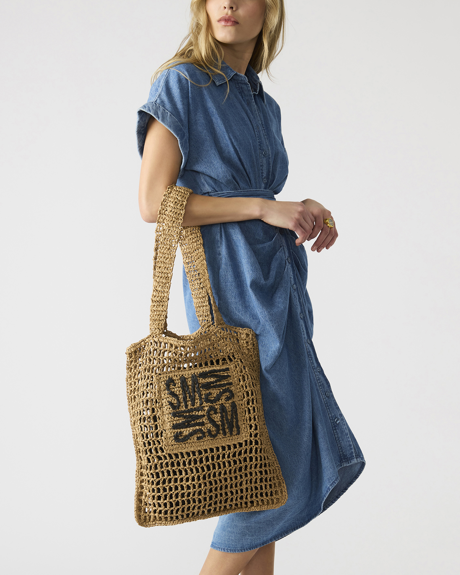 Steve Madden-BBLOCK 草編包