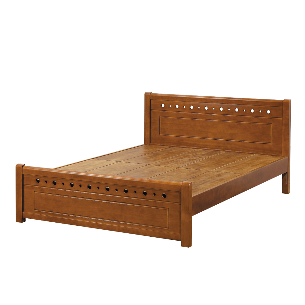 貝娜卡6尺實木雙人加大床架