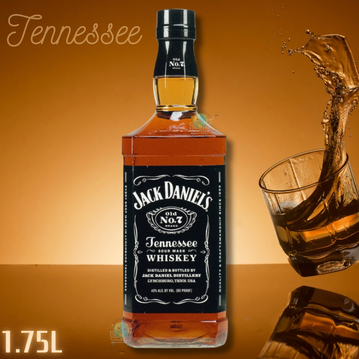 Jack Daniel's - Old No. 7 Tennessee Sour Mash Whiskey 1.75L