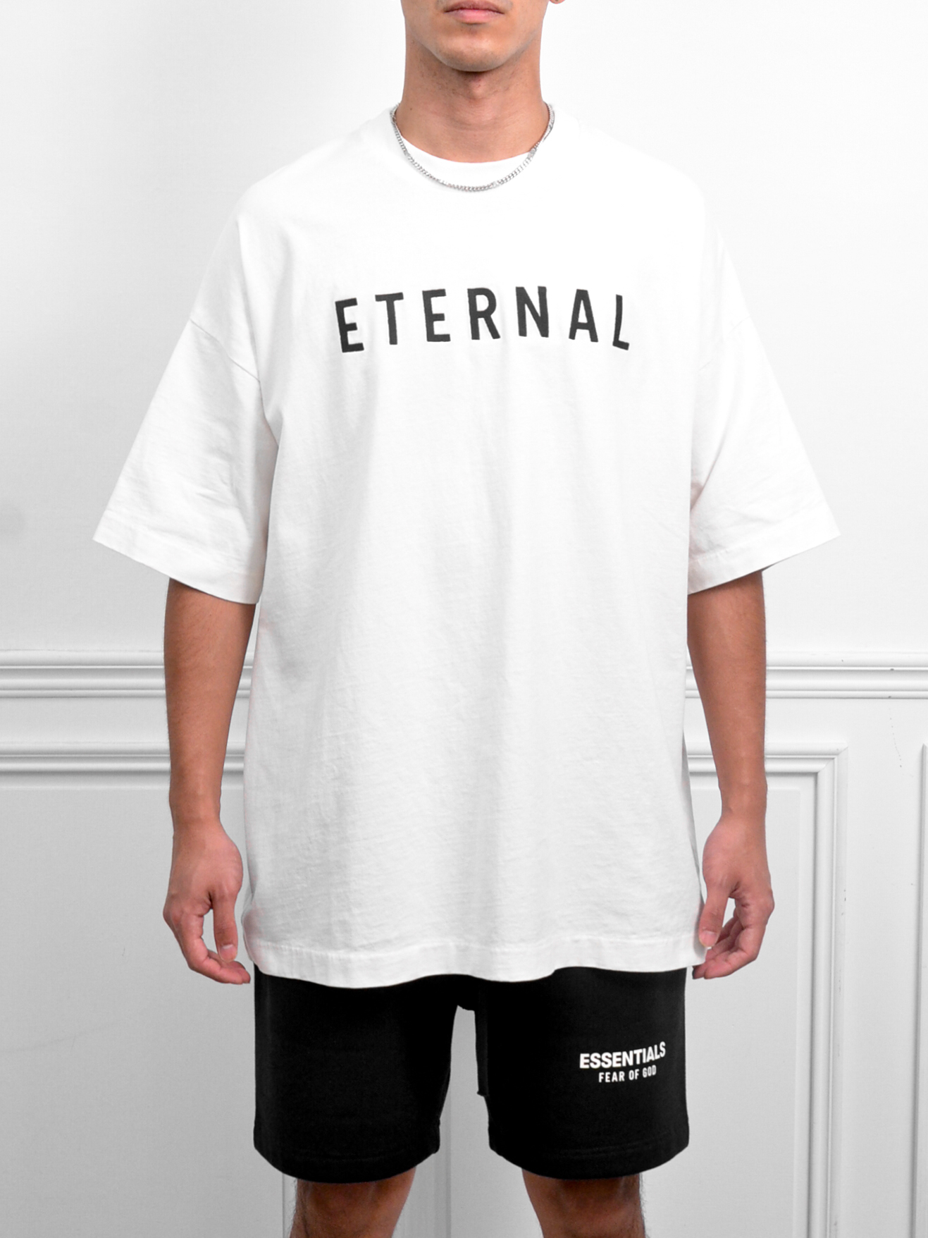 Fear Of God T-Shirt 永恆字樣高磅短袖 黑/白/米【FGE2505101HWJ】