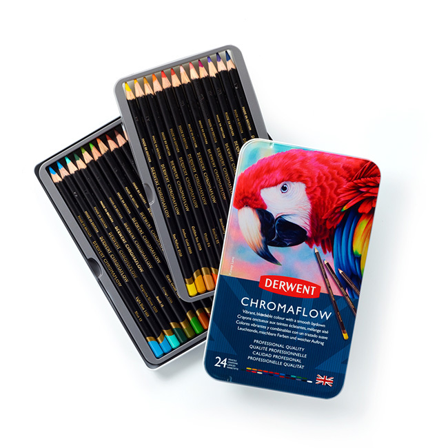 DERWENT德爾文 DW2305857 CHROMAFLOW 油性色鉛 24色