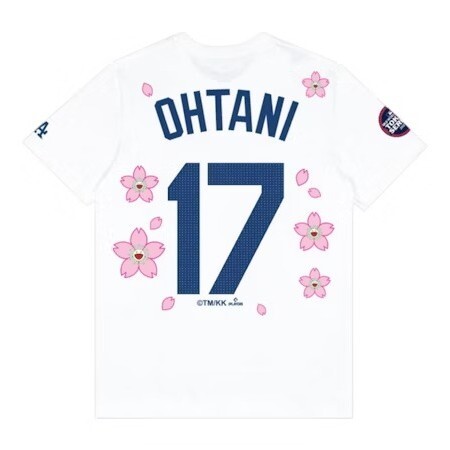 2025SS Takashi Murakami + MLB NIKE World Tour Tokyo Series 2025 Shohei Ohtani Dodgers SS Tee 聯名 村上隆 道奇隊 大谷翔平 背號 17 短T 現貨