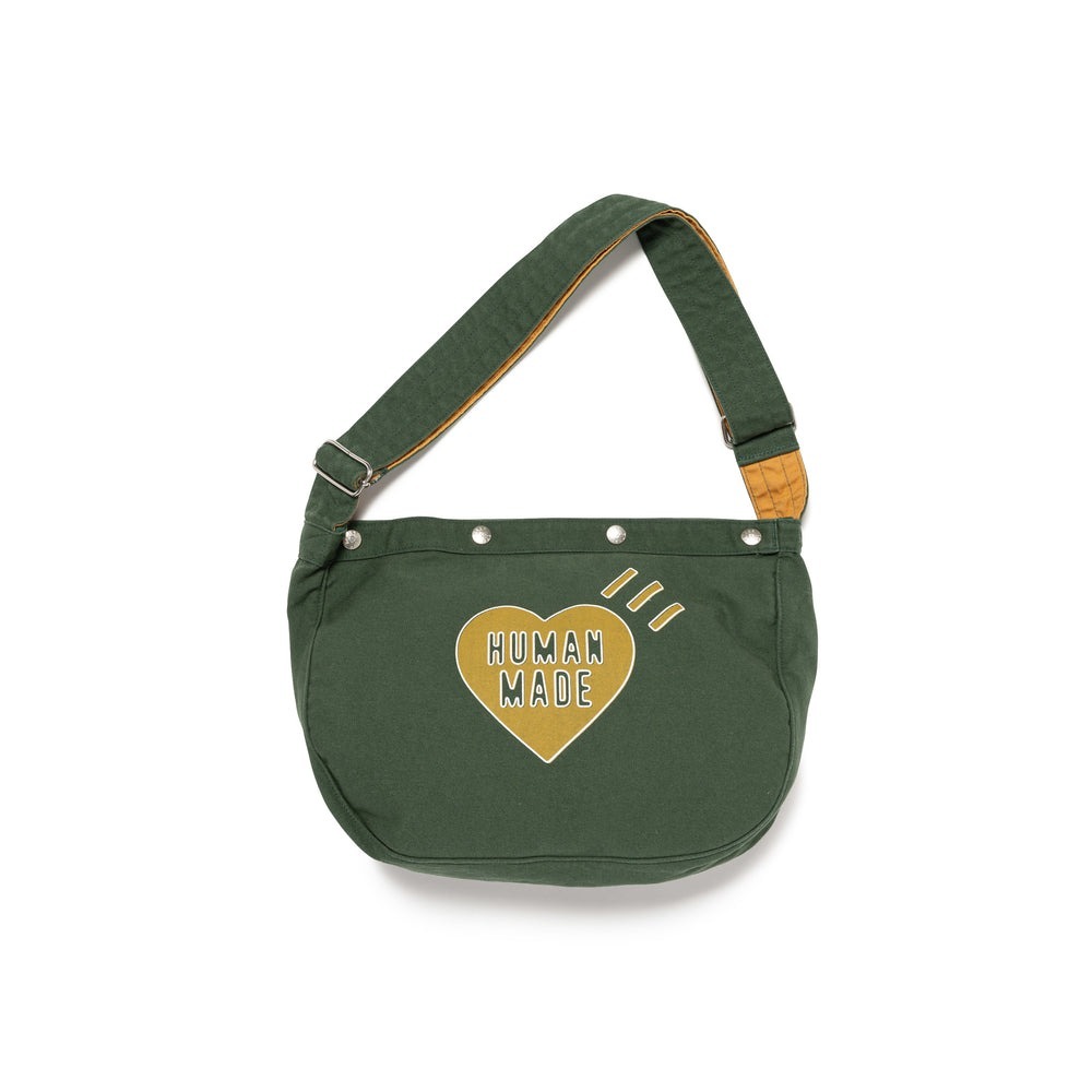 2025AW HUMAN MADE PAPERBOY BAG 愛心側背包郵差包現貨HM30GD057