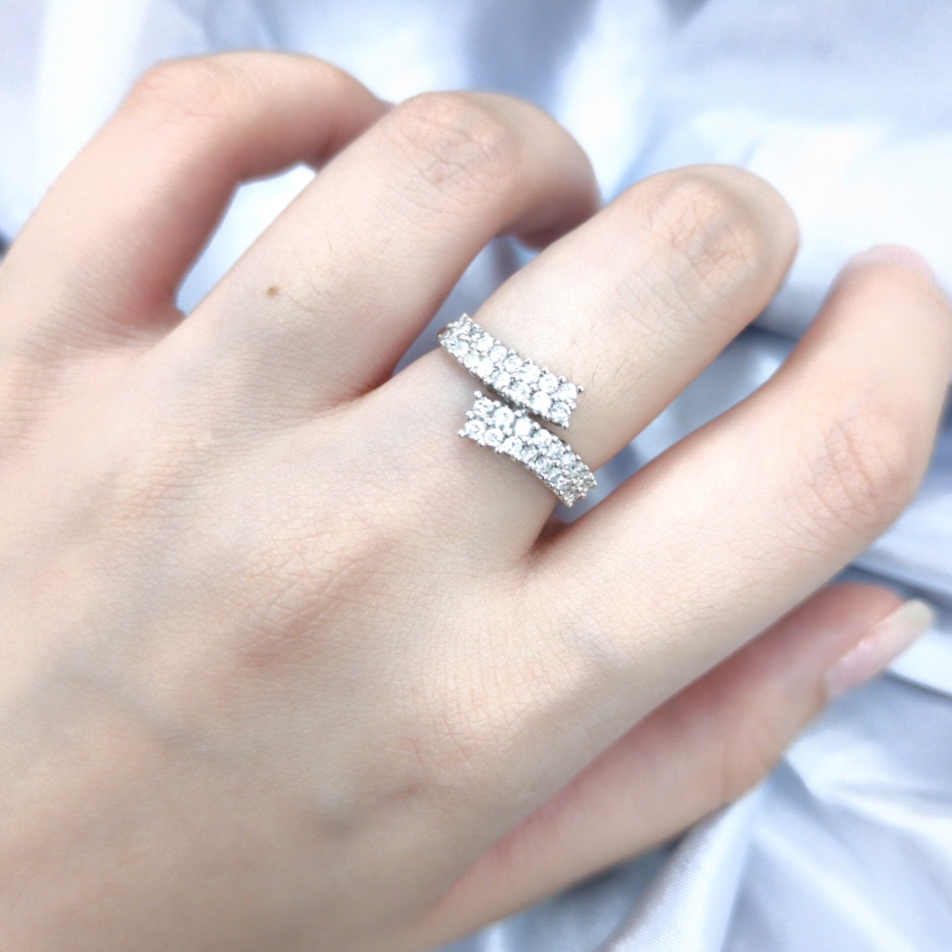 18K White Gold 0.45ct Diamond Ring