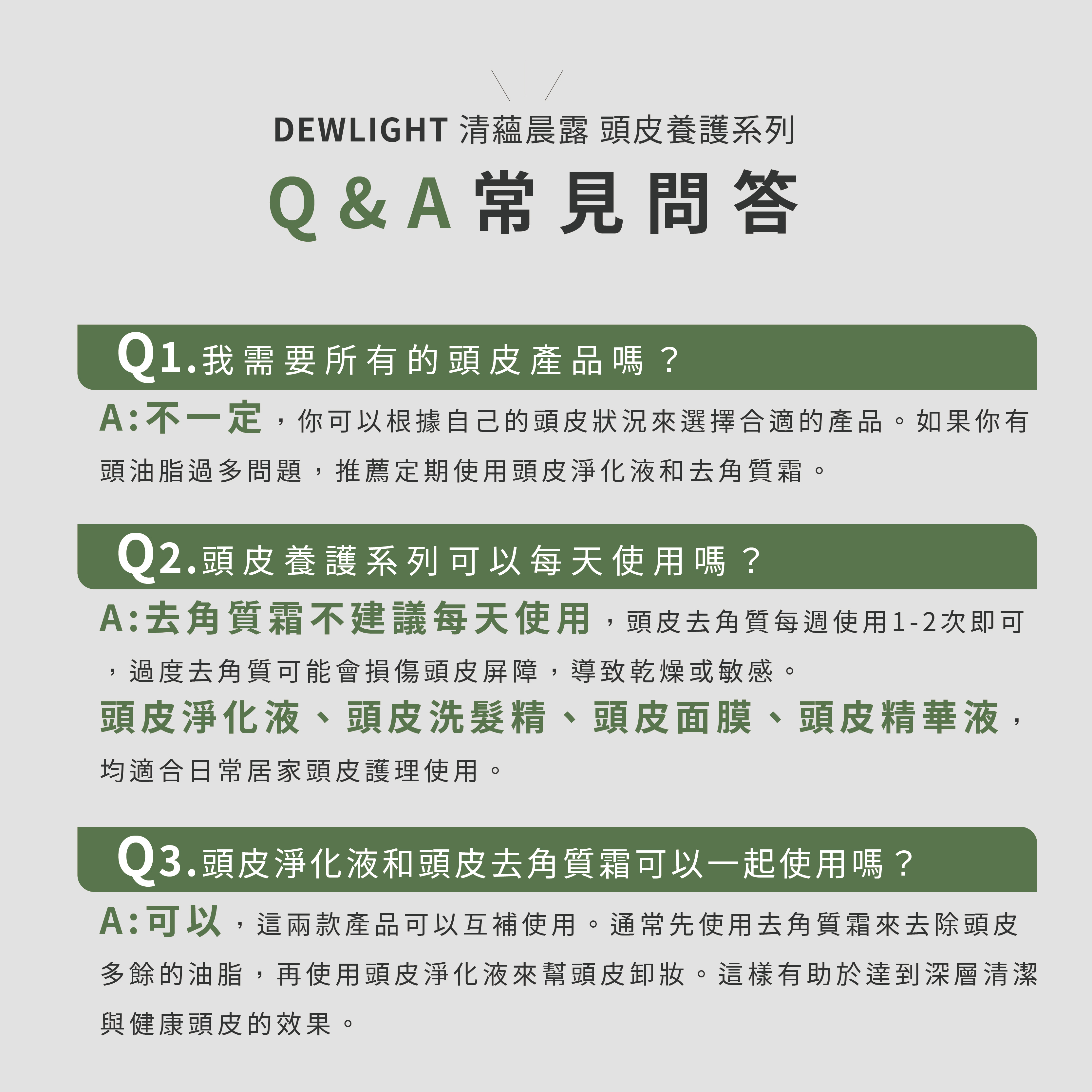 頭皮護理常見問題