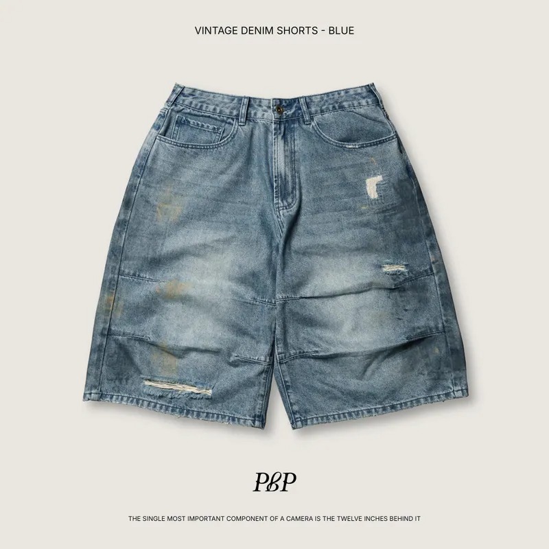 P.B.P VINTAGE DENIM SHORTS