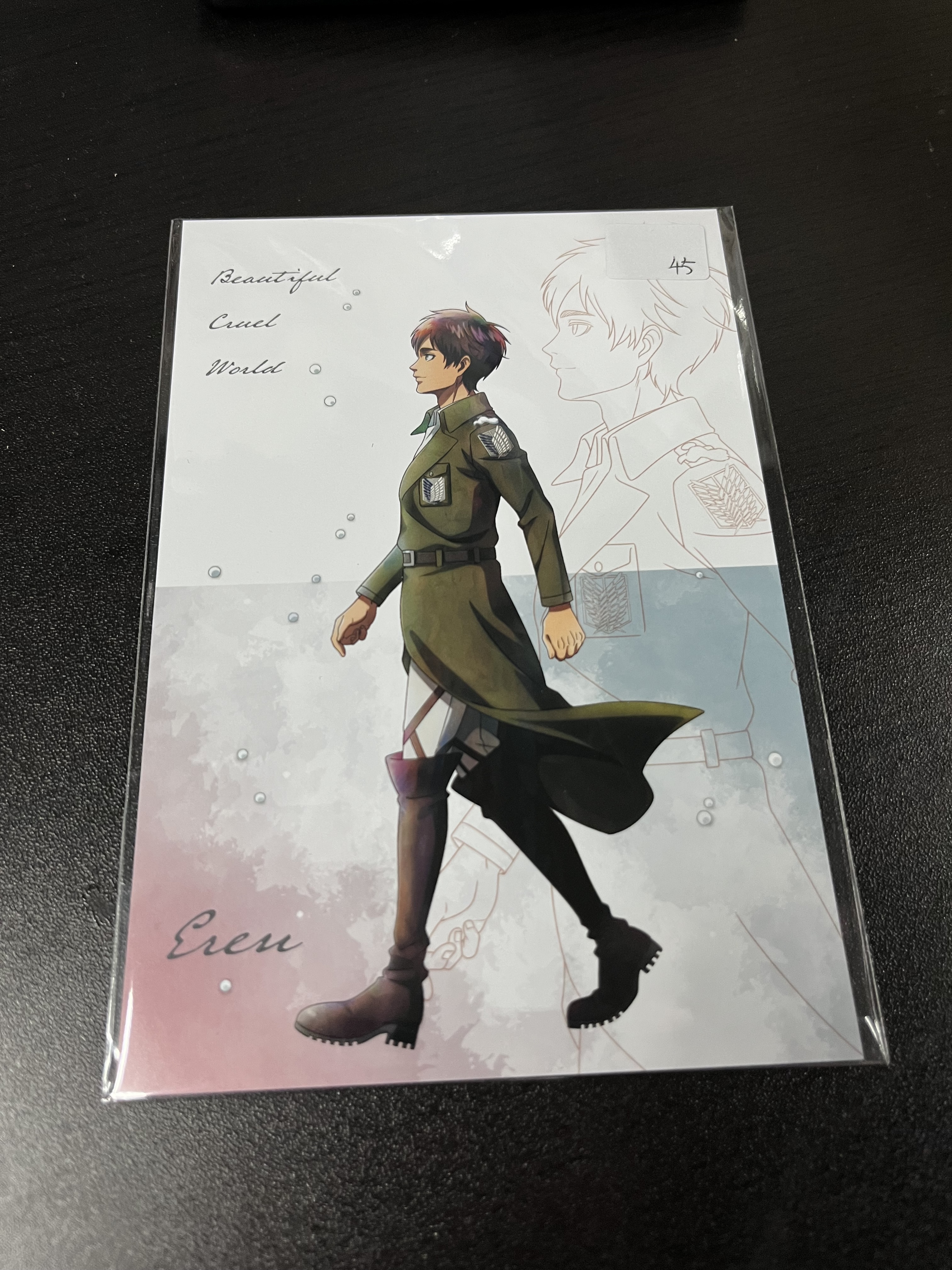 進擊的巨人 EREN 明信片#292