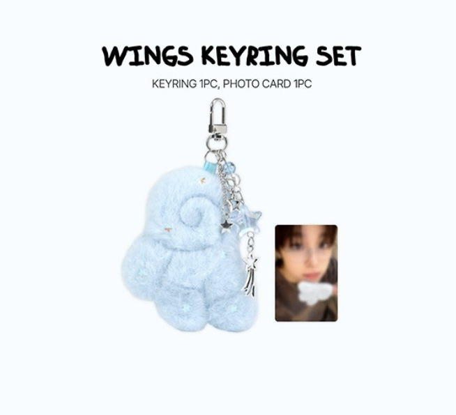 NCT WISH wings keyring