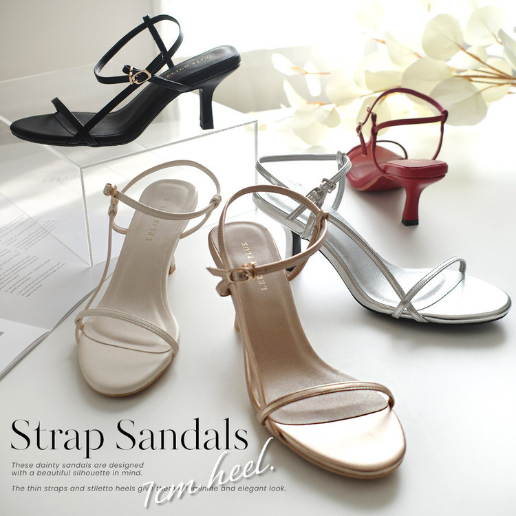 春日晨曦 細長踝帶高跟涼鞋【CX3135】
