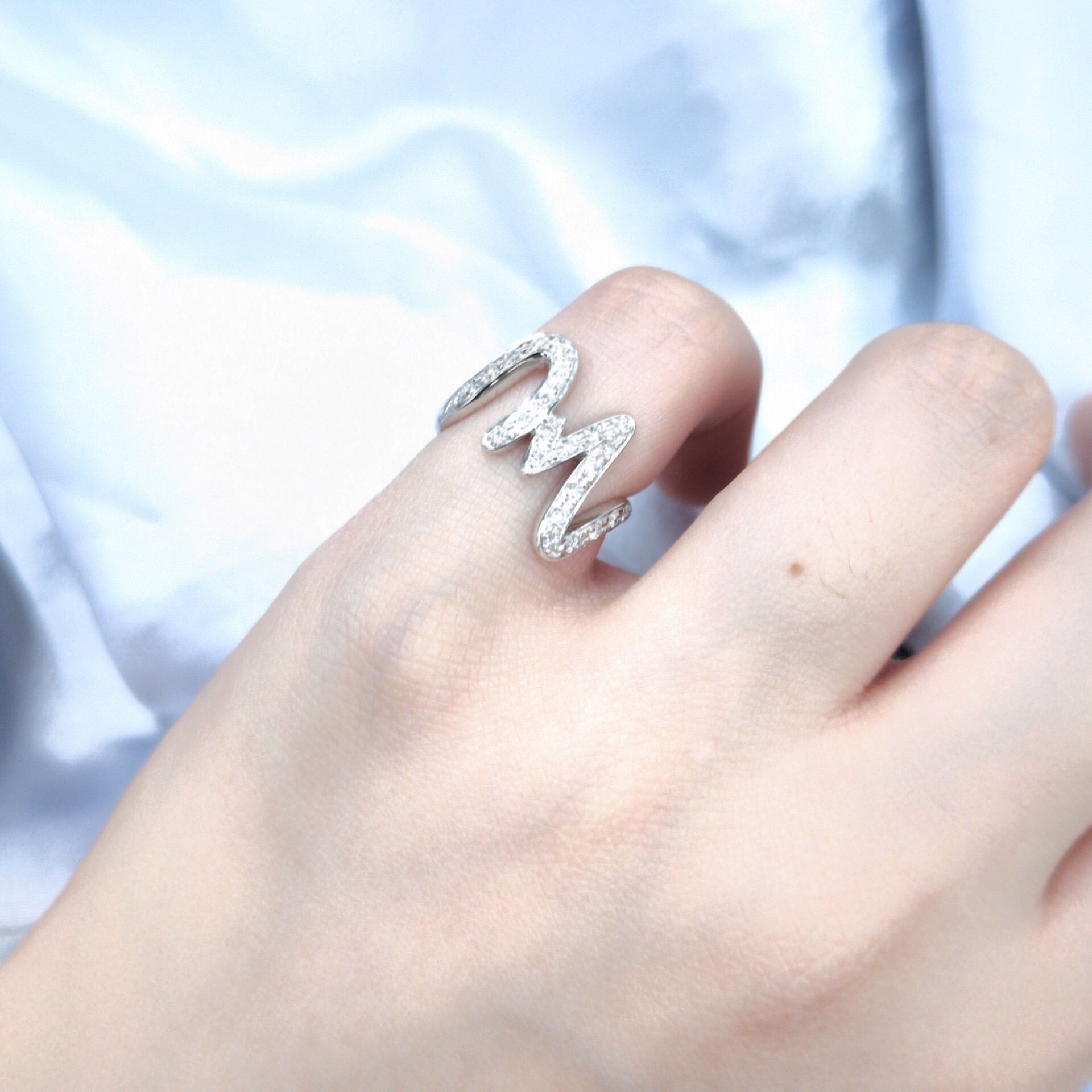 18K White Gold 0.20ct Diamond Ring