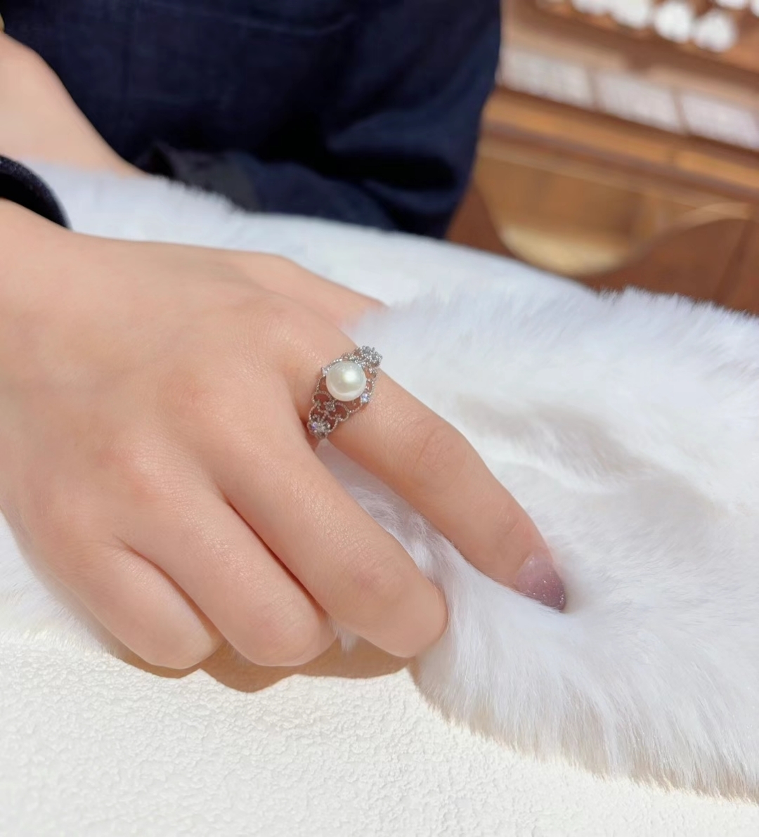 【直播】LL0806102 珍珠戒指(SPR0410001)