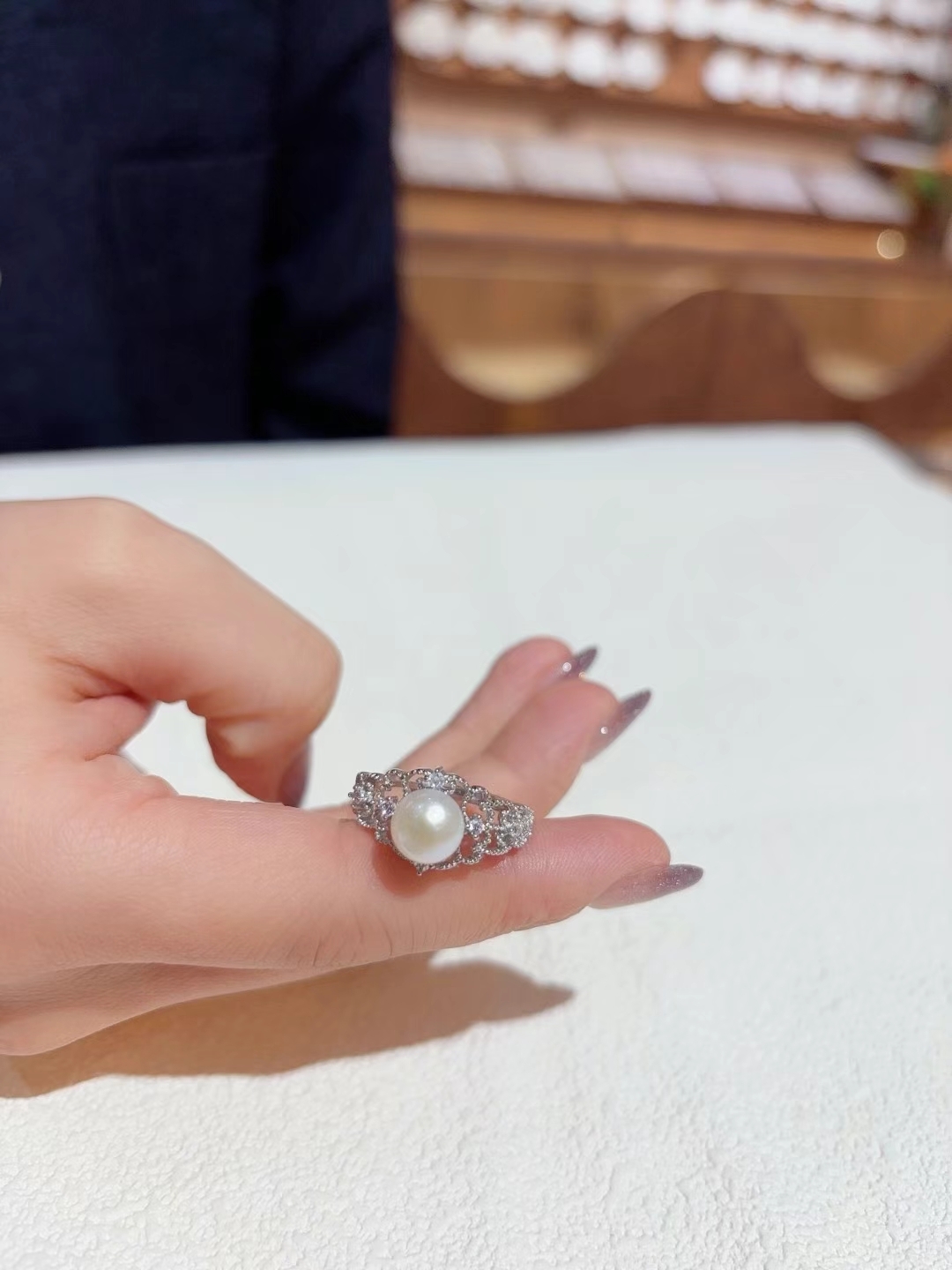 【直播】LL0806102 珍珠戒指(SPR0410001)