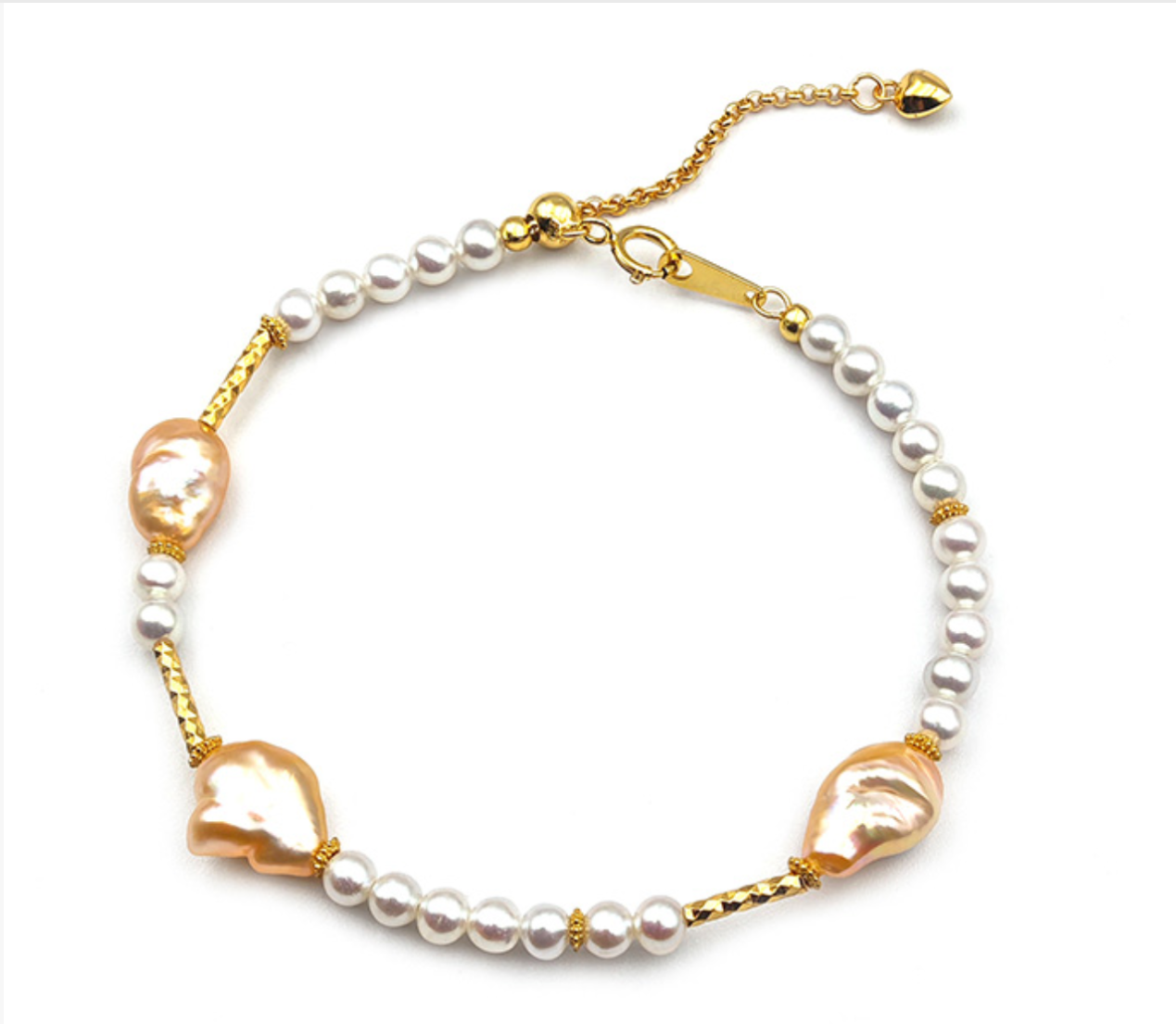 【直播】LL082802 S925銀 巴洛克珍珠手鏈(SGB0747003)