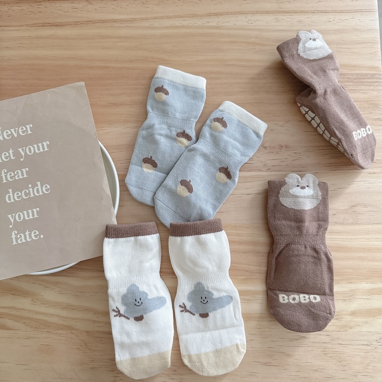 可愛動植物止滑襪組