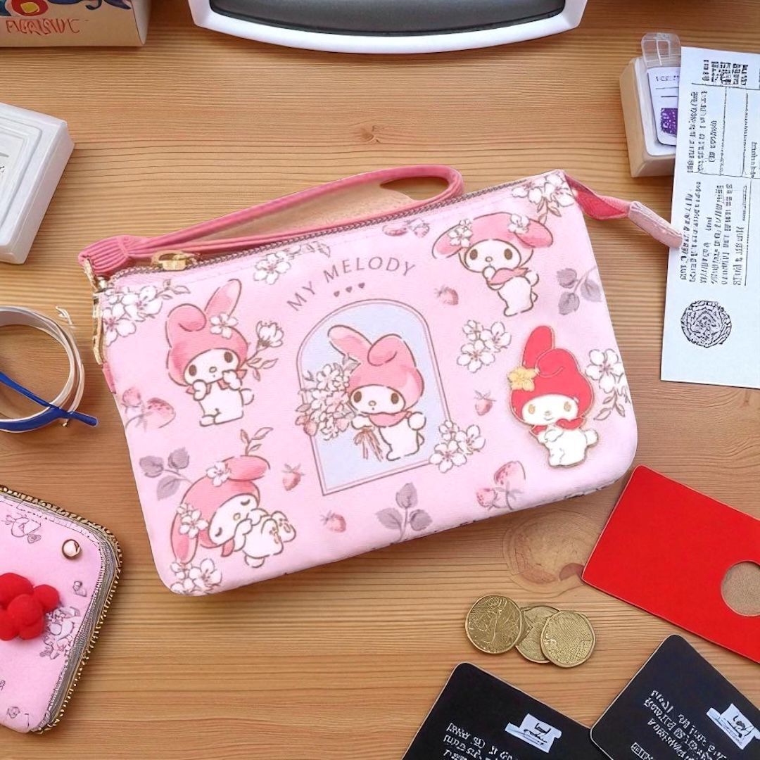 25117-MM Sanrio My Melody 5 格多用途小袋 #HK-MS25-A009-09-8521-2