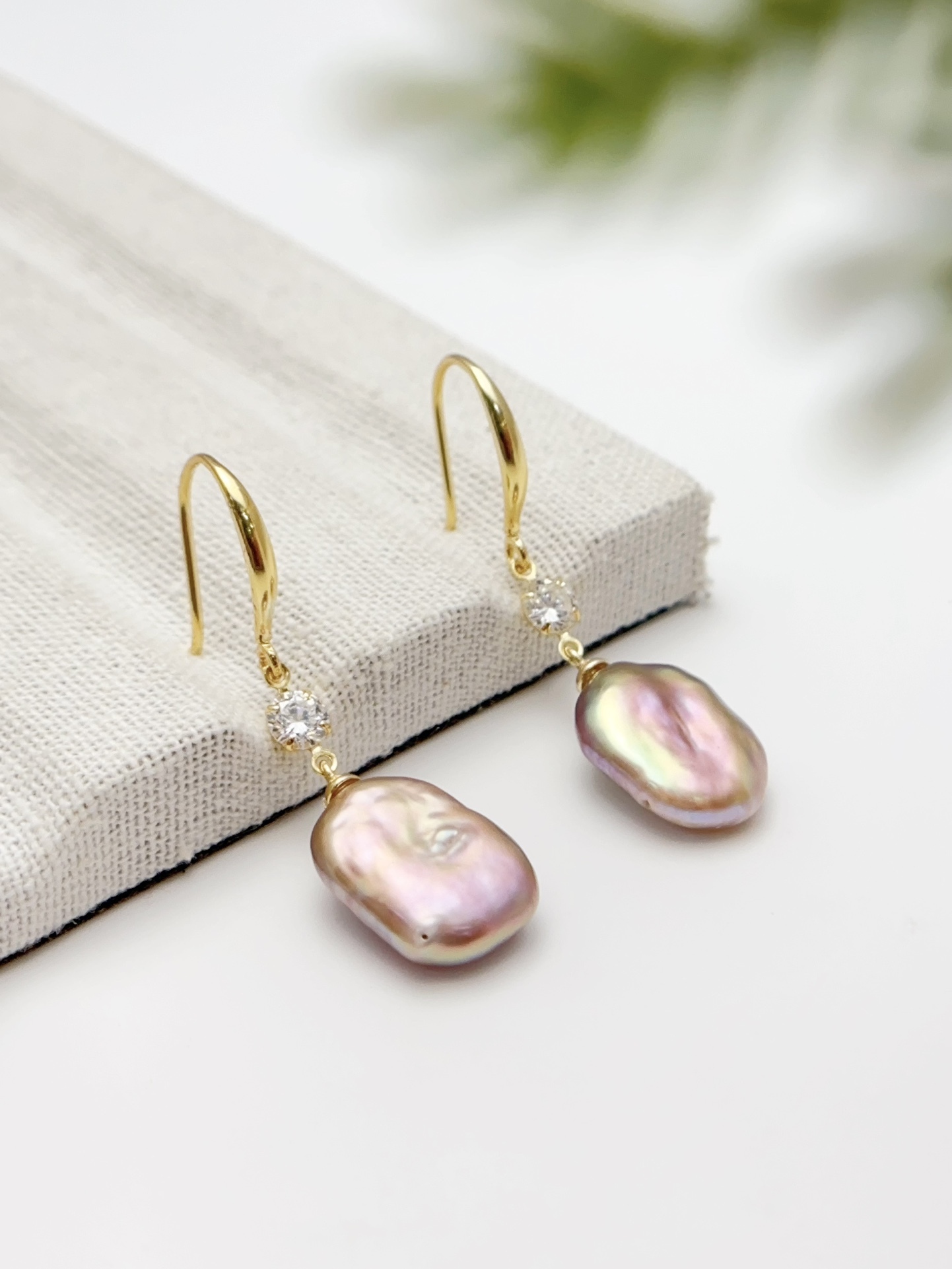 【直播】LL082804 S925銀 幻彩巴洛克珍珠耳環(SGE0260006)