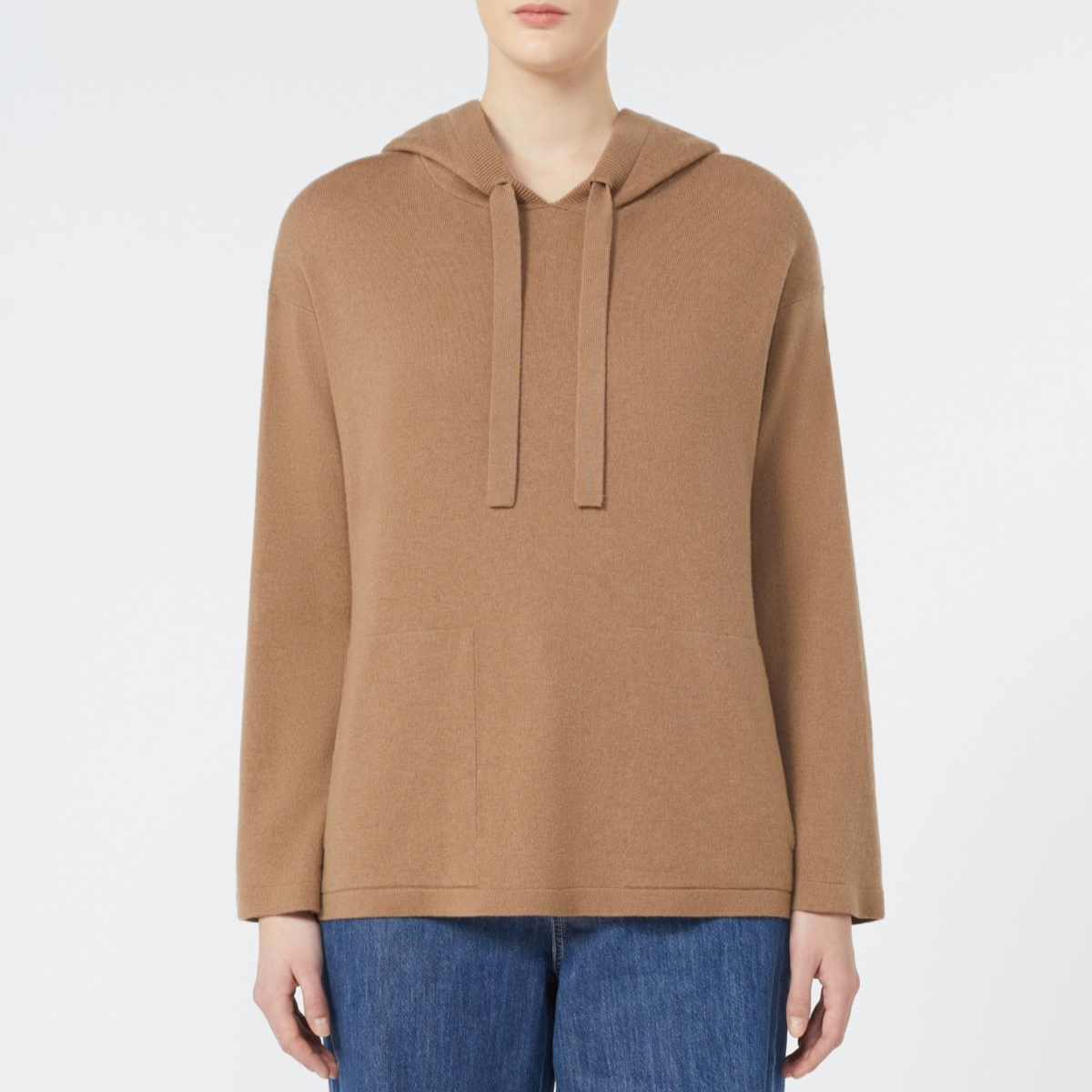 1LN0902-020 MAX MARA Wool Sweatshirt Camel #9366105106-002 (C-BR-E)