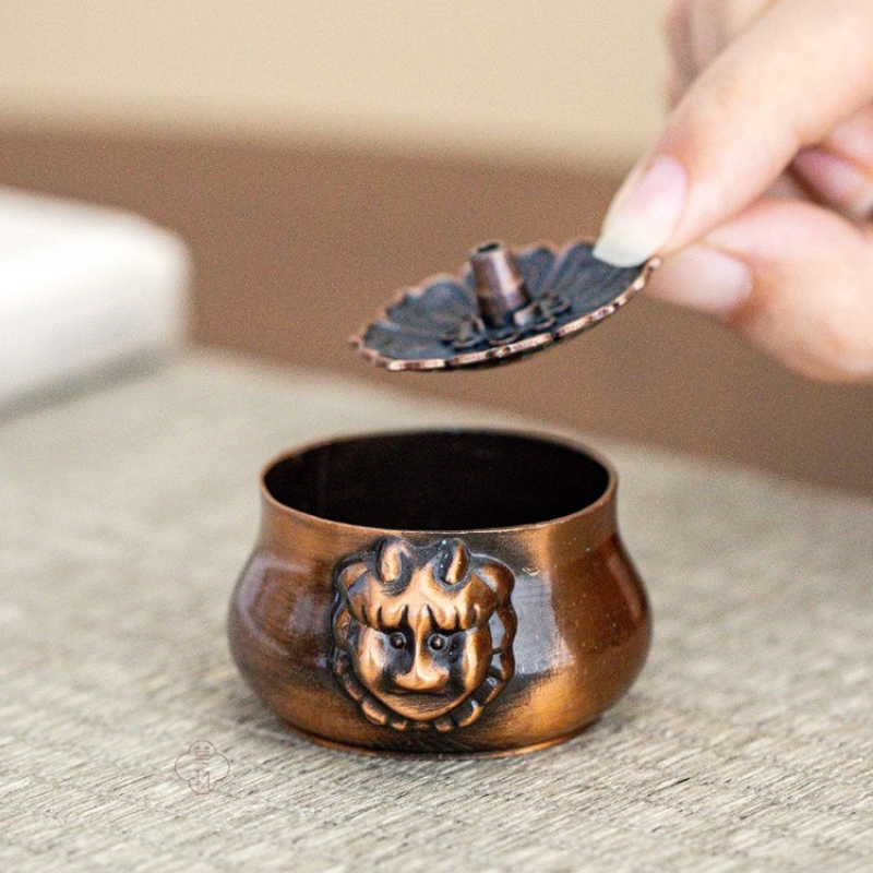 獅子頭香爐｜線香塔香兩用