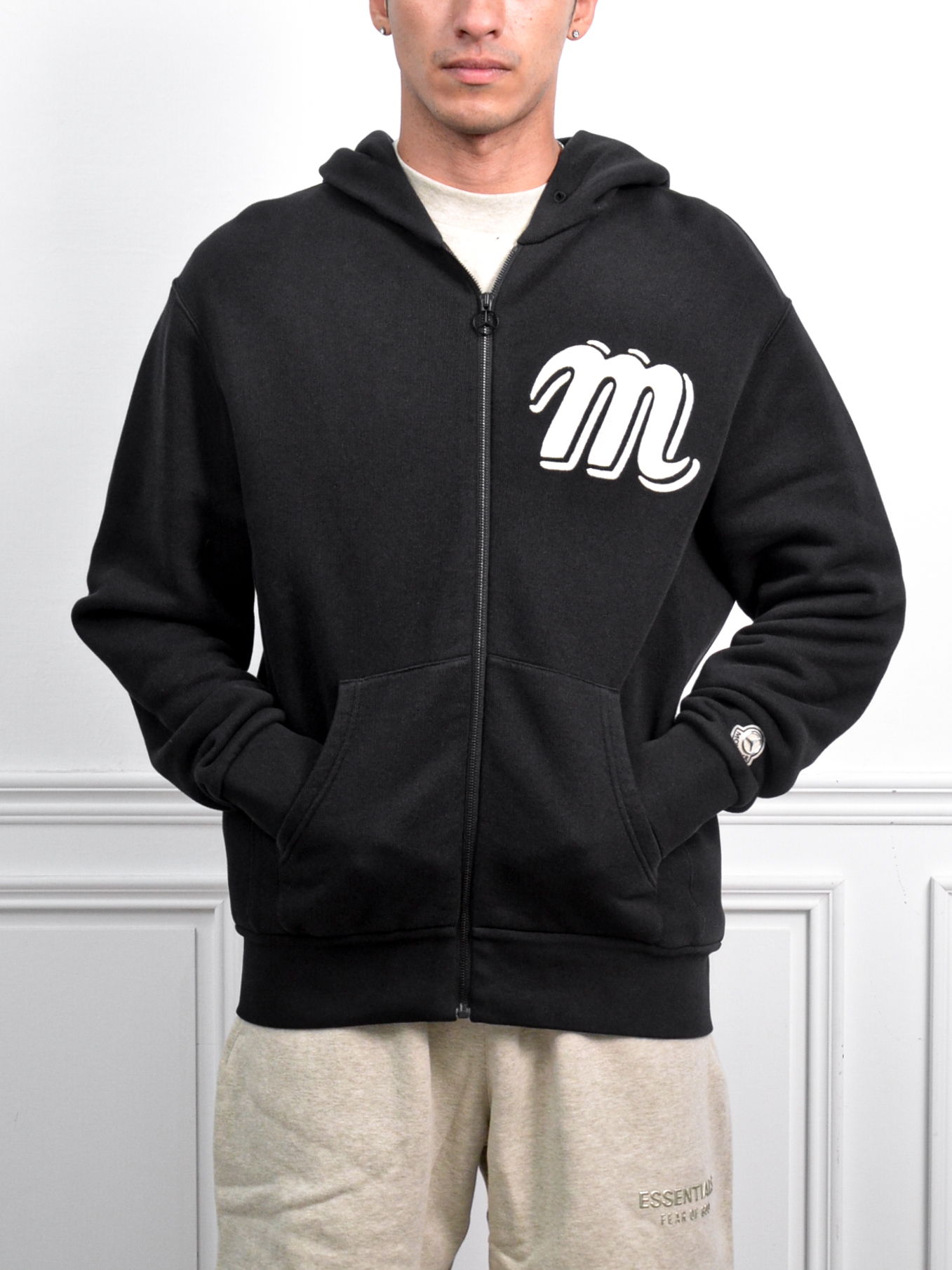 Moncler x Mercedes-Benz by Nigo Black Long Sleeve Logo Hoodie 連帽外套【K14018G0000489AWV999】