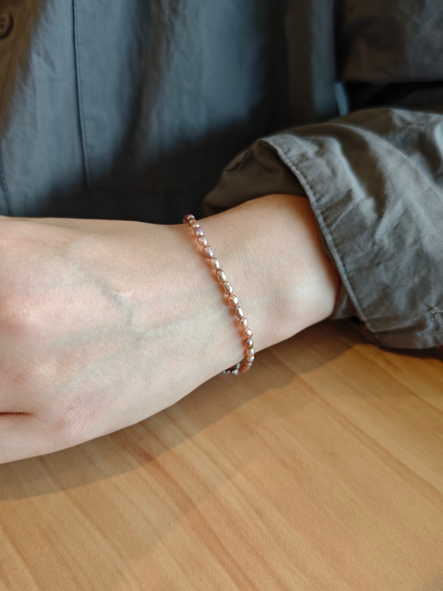 【直播】LL082813 S925銀 珍珠手鏈(SPB0647001)