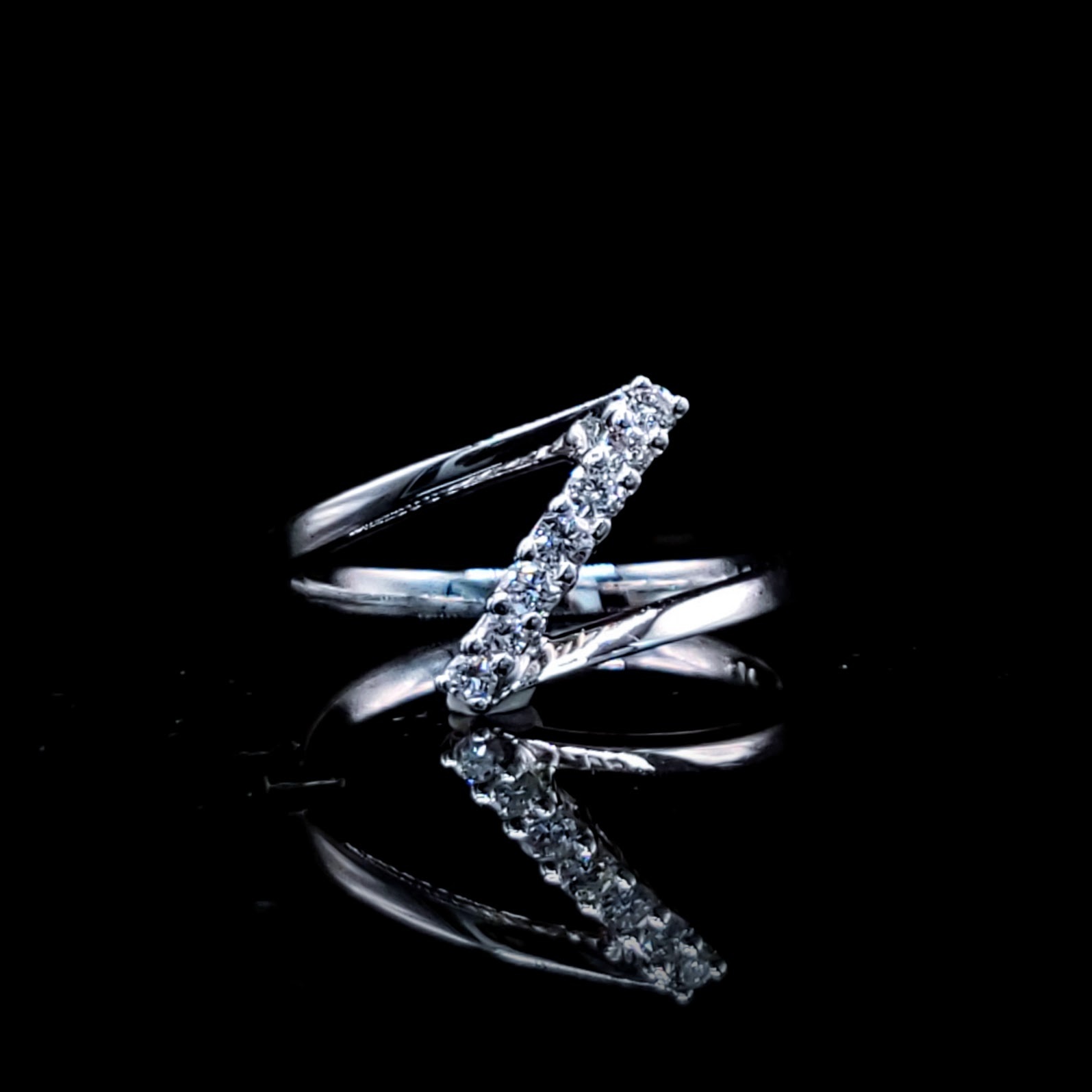 18K White Gold 0.15ct Diamond Ring