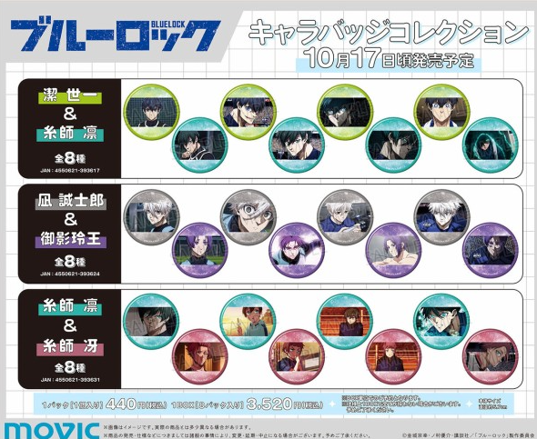 [代購][預訂] BLUELOCK 2期 襟章 BOX