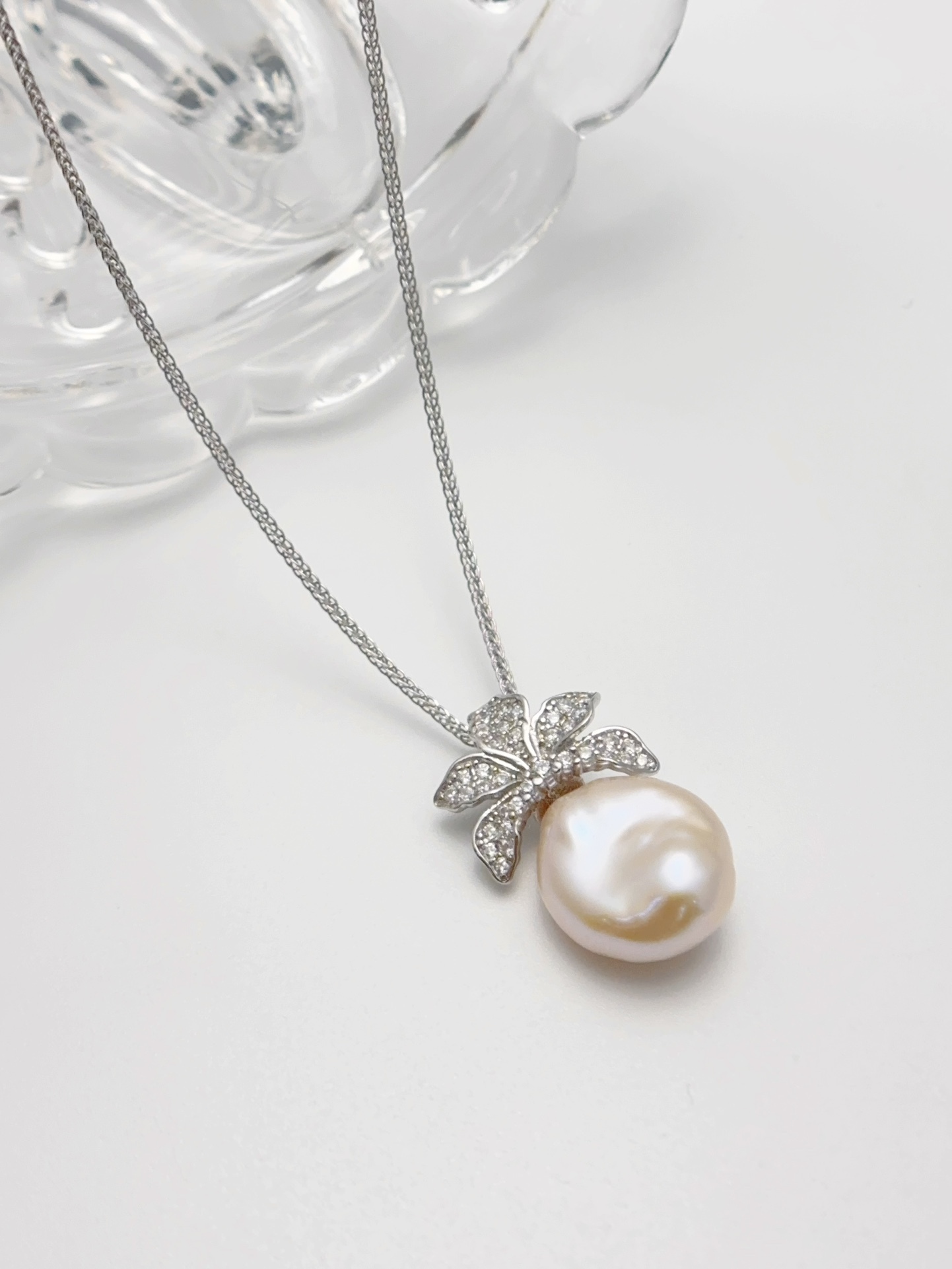 【直播】LL082831 S925銀 巴洛克珍珠頸鏈(SPN0690004)