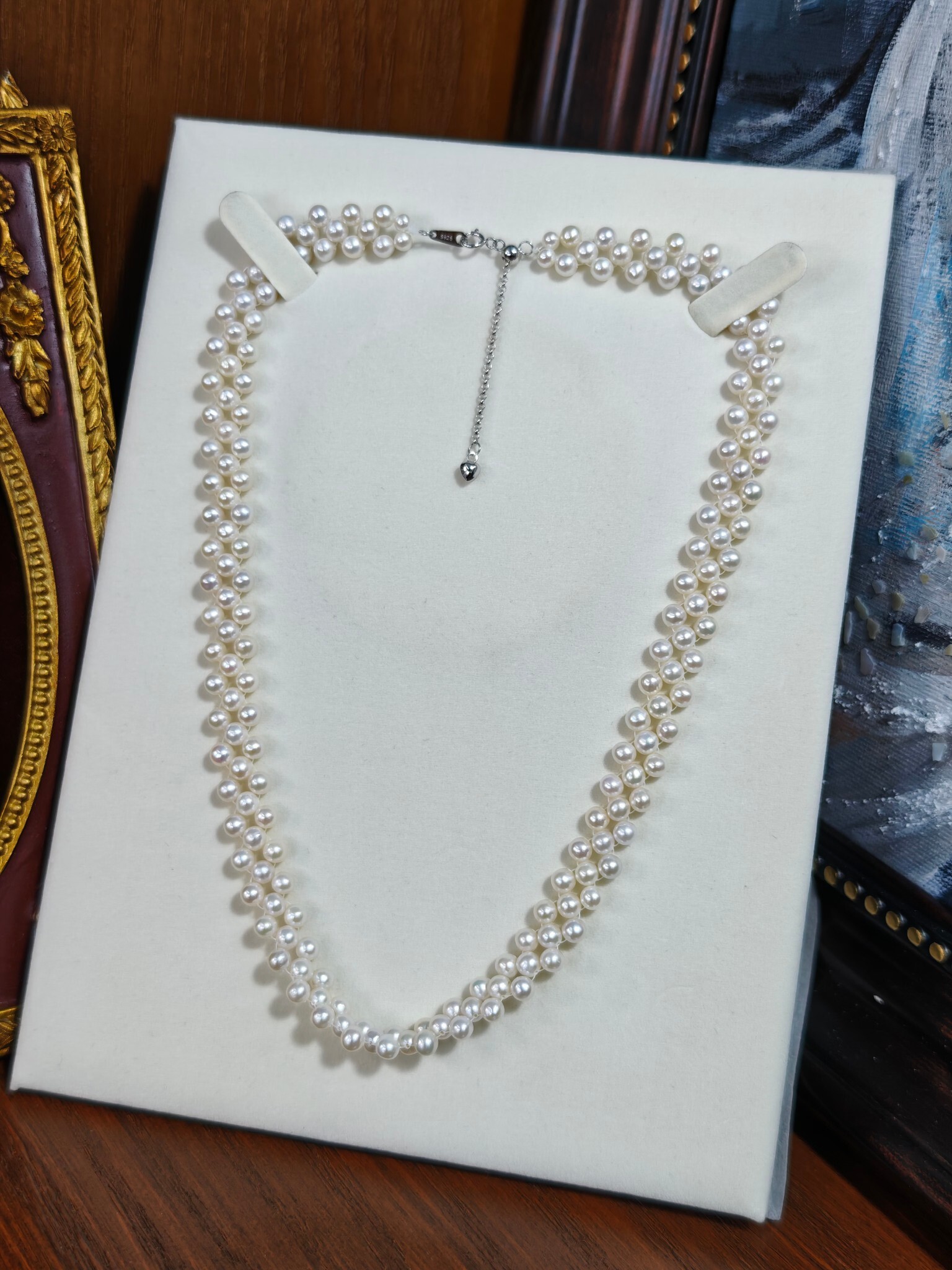 【直播】LL082835 S925銀 珍珠頸鏈(SPN3700002)