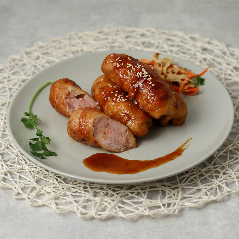 黃金鮮嫩爆醬雞肉捲 -大5入