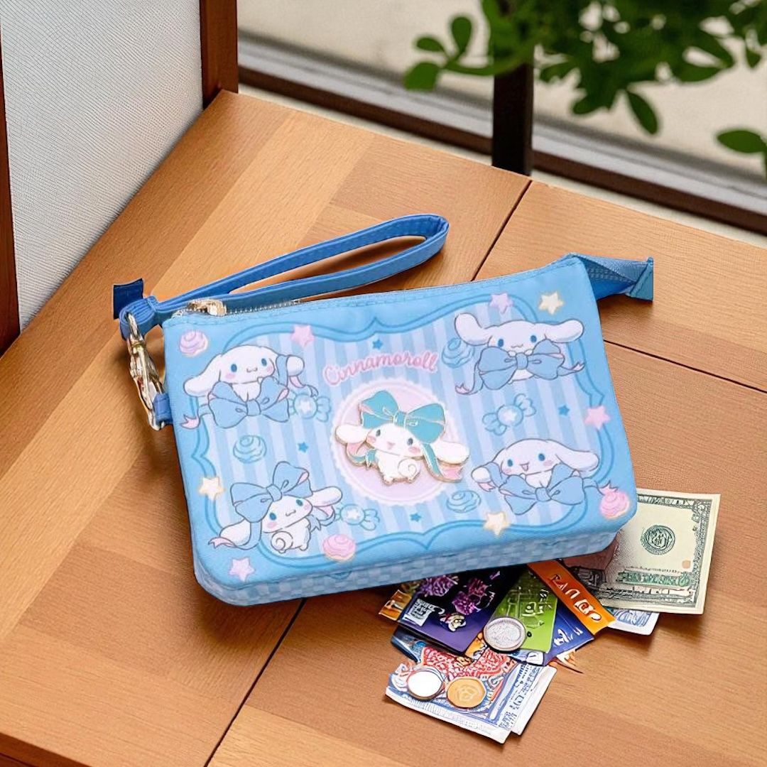 25117-CN Sanrio 玉桂狗 5 格多用途小袋 #HK-MS25-A009-09-8521-4