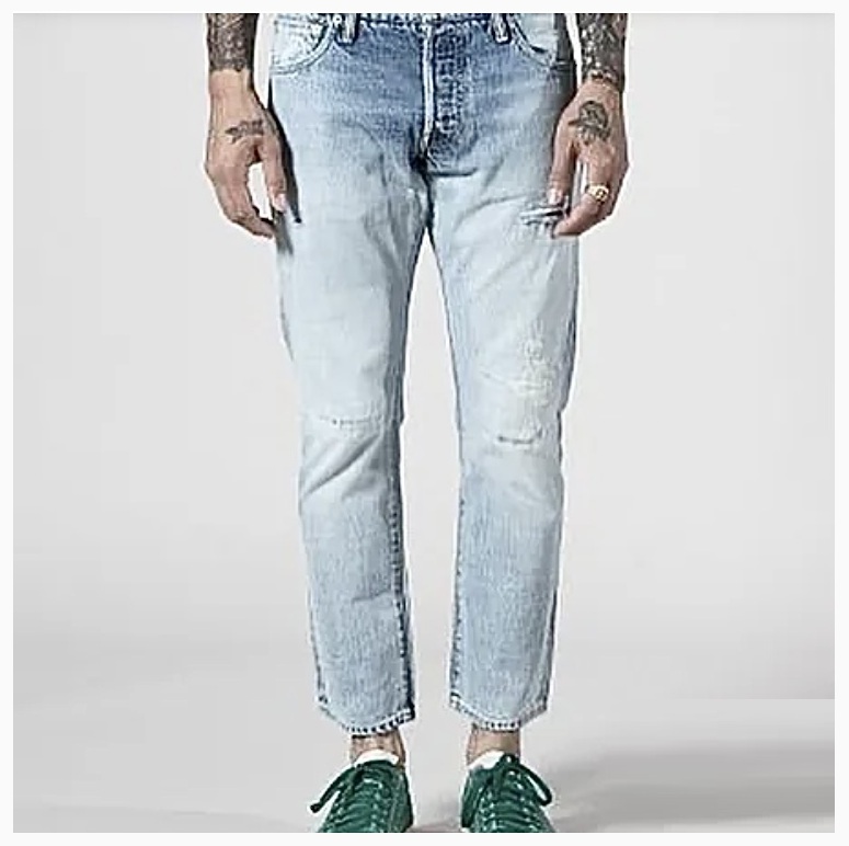 VISVIM SOCIAL SCULPTURE DAMAGED-19 JEANS - SIZE 34 10 CUT IN STOCK NOW (現貨發售中)