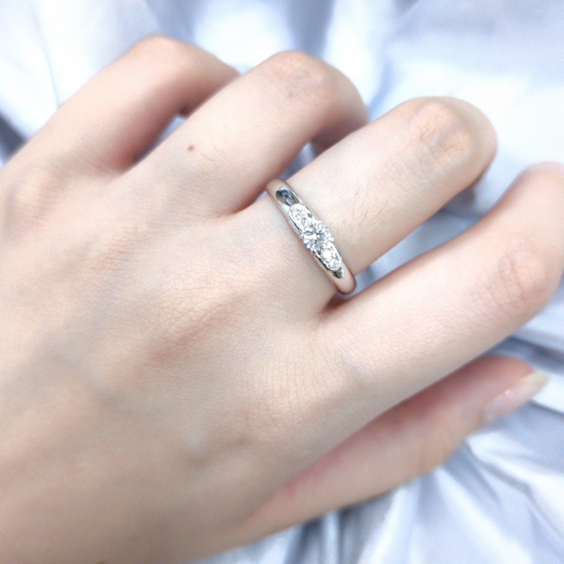 18K White Gold 0.27ct Diamond Ring