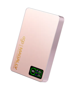 (暑假限時優惠) EGO MagAlly 3合1雙面磁吸QI2 10000mAh外置電源 - E16B3 - Pink