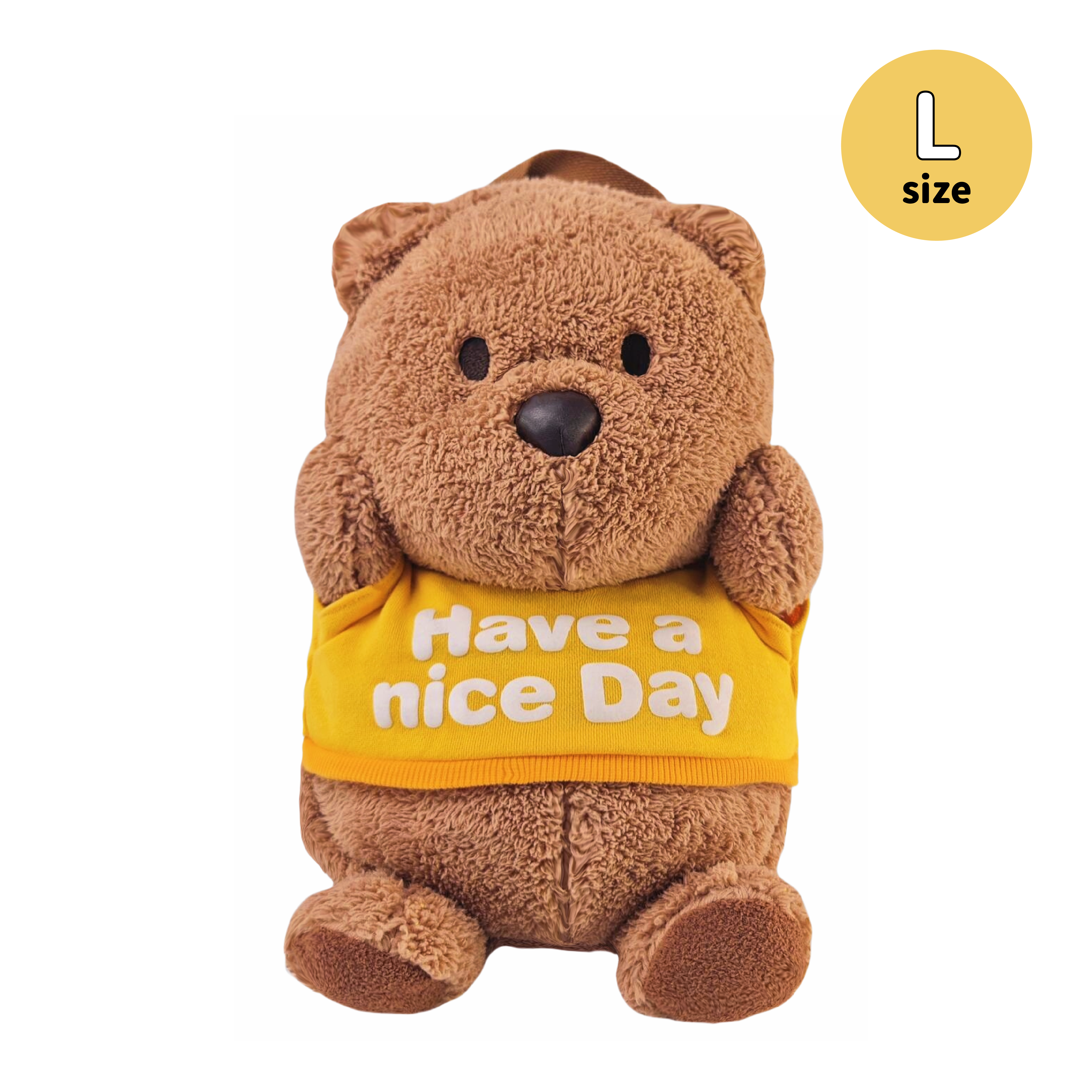 B.O.C 造型毛絨背包 - Have a nice Day 有美好一天