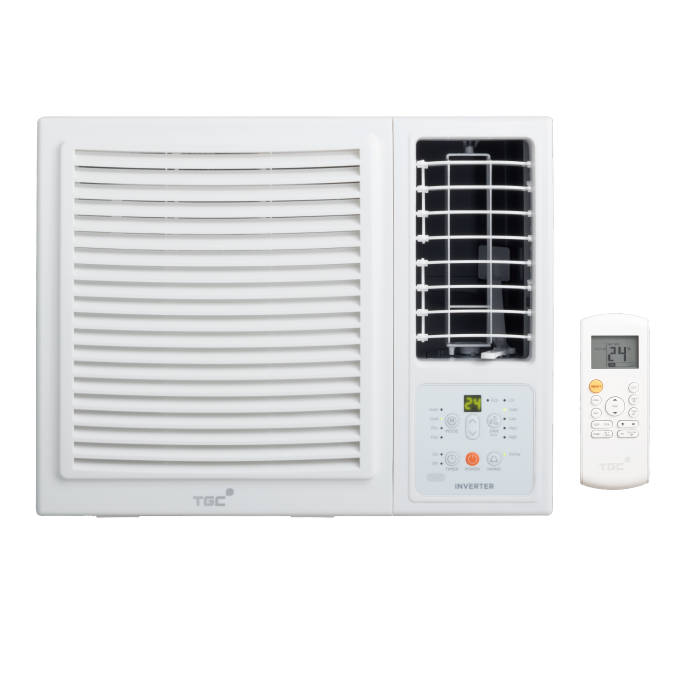 TGC   TAC-770‧3/4匹 R32 變頻淨冷‧紫外線燈窗口式冷氣機‧無線遙控‧香港行貨,原廠3年全機保養‧