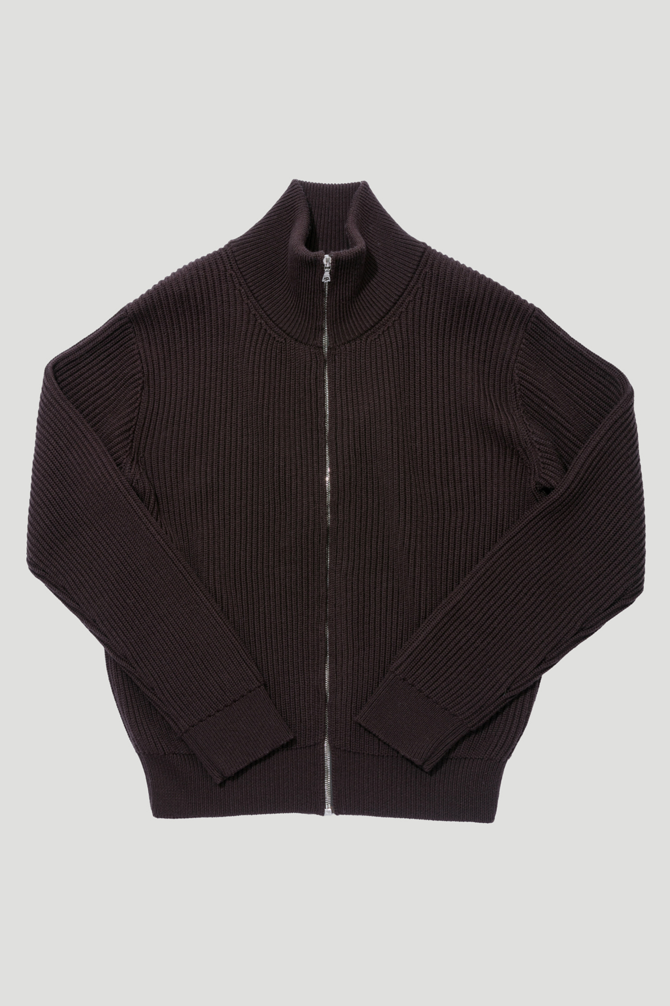 KAPTAIN SUNSHINE STAND COLLARED DOUBLE RIB KNIT