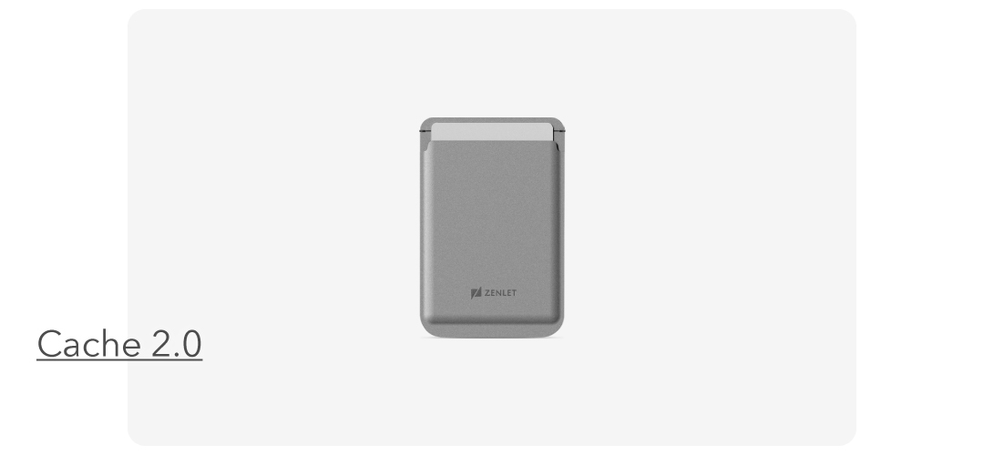 zenlet 2 series ホワイトミニ財布 Zenlet 2 series Japan - ZENLET