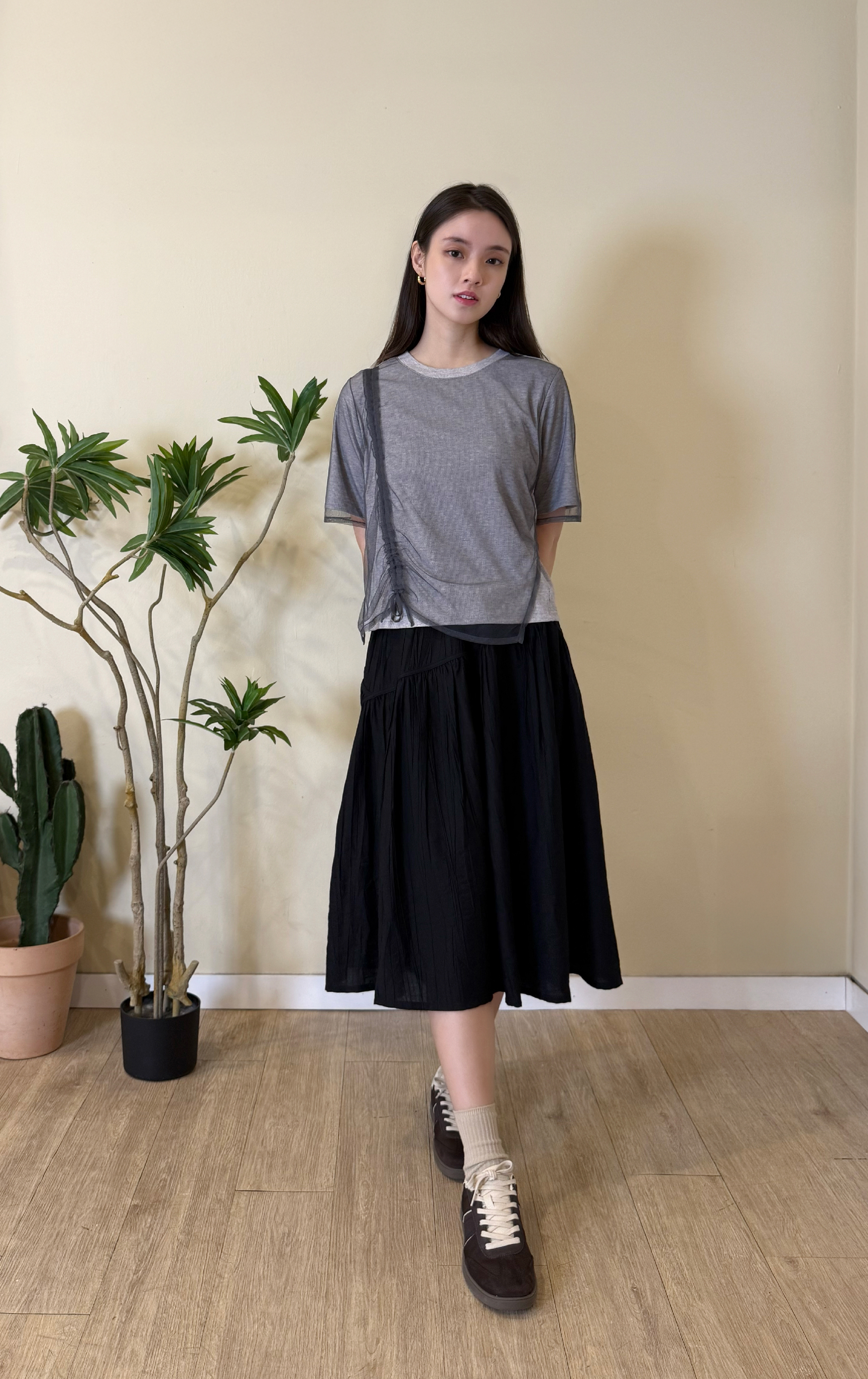 橡巾半身裙 SK0235