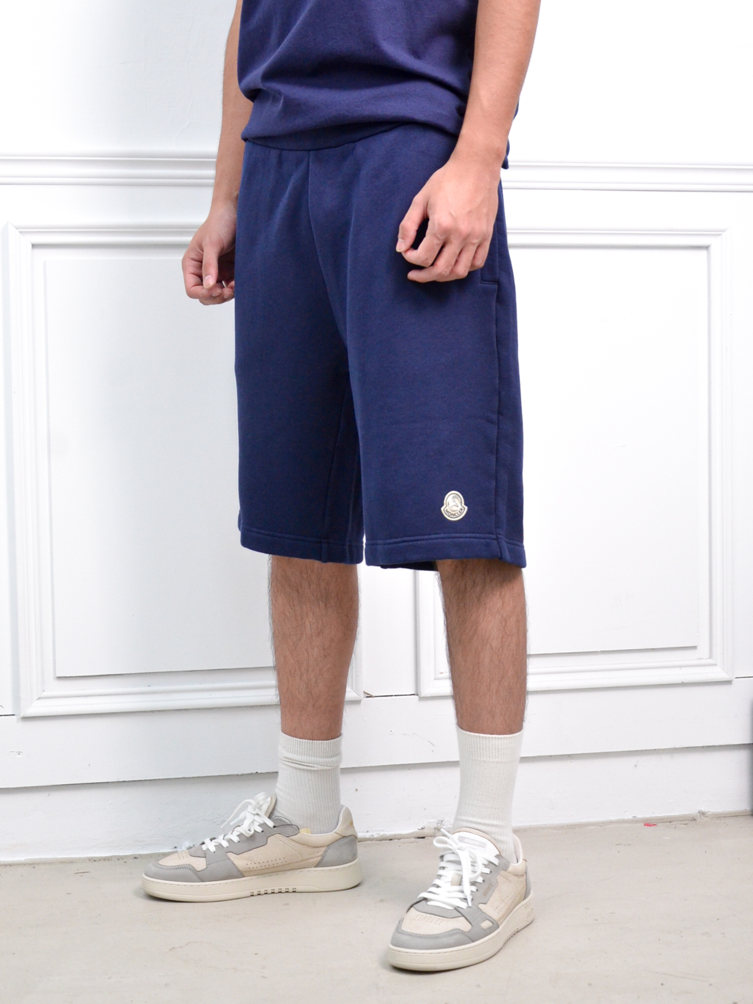 Moncler x Mercedes-Benz by Nigo Shorts 字樣撞色棉短褲【K14018H0000189AWV】