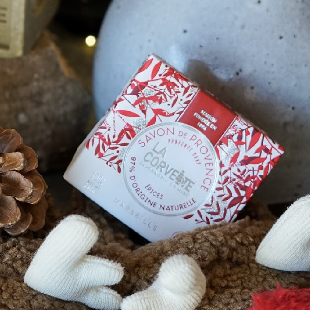 La Corvette l 100g 普羅旺斯節慶系列 - 香料香氛皂 - 肉桂杏仁