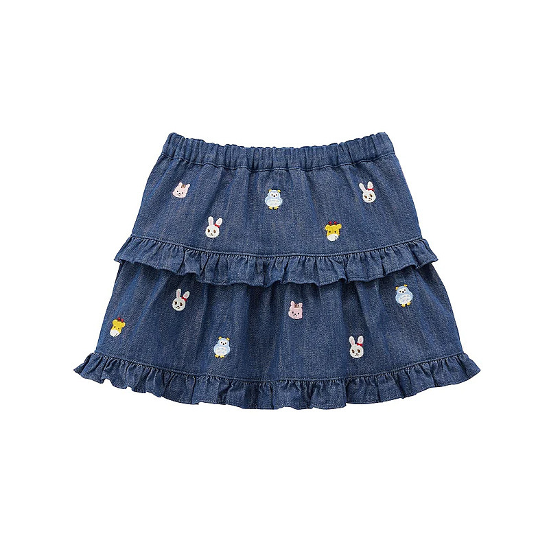 𝐌𝐢𝐤𝐢 𝐇𝐨𝐮𝐬𝐞 動物滿刺繡牛仔蛋糕裙